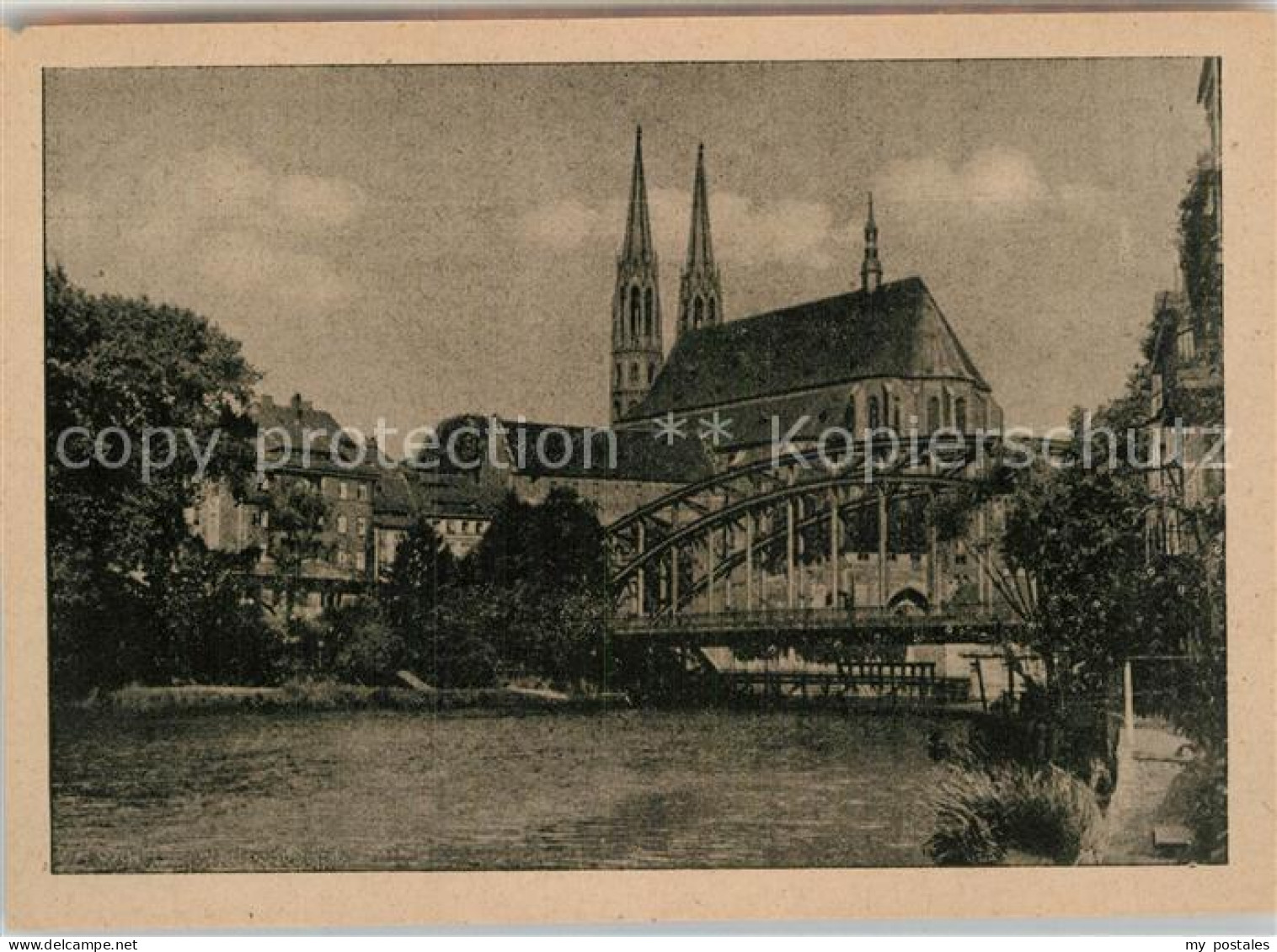 72987448 Goerlitz Niederschlesien Altstadtbruecke Mit Peterskirche Goerlitz Nied - Poland