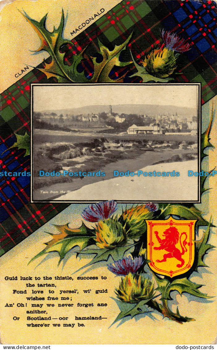 R077982 Clan Macdonald. Tain From The River. Davidsons Scotch Design Series. Ide - Monde