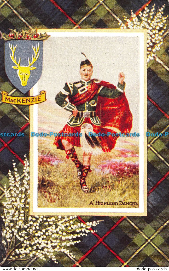 R077986 Mackenzie. A Highland Dancer. Clan Crest Series. Valentine - Monde