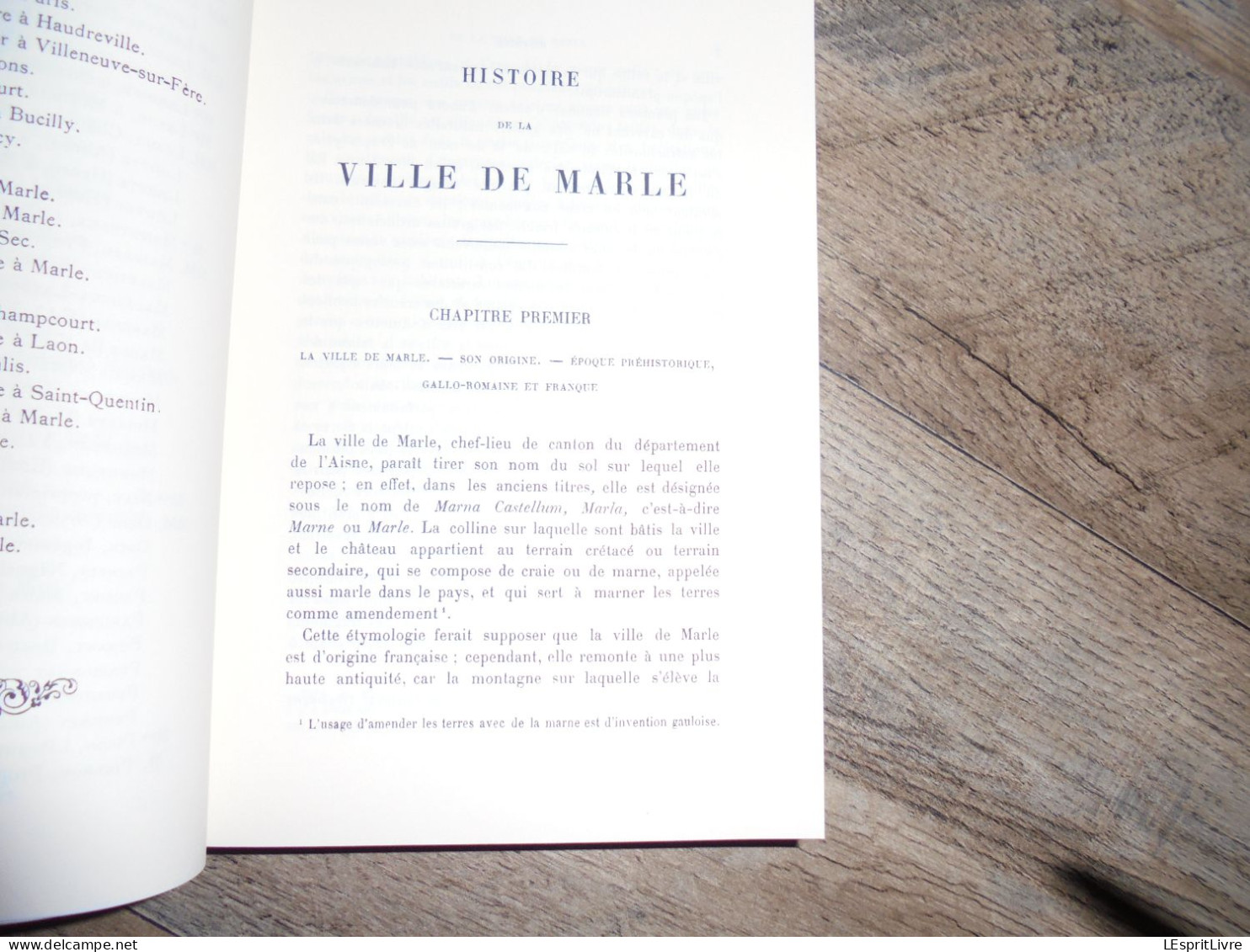 HISTOIRE DE MARLE Régionalisme Aisne Monographie Histoire Moyen Age Eglise Châtelains Bataille Azincourt Guerre 100 ans
