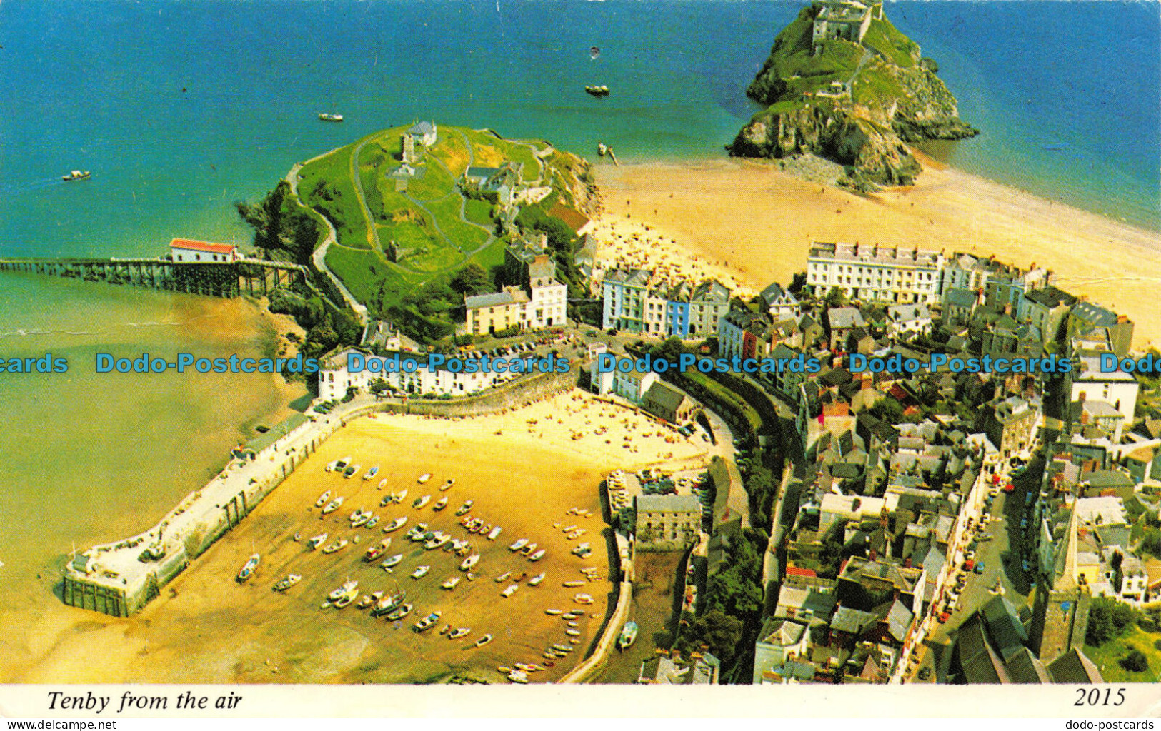 R076612 Tenby From The Air. 1977. Archway Publicity - Monde