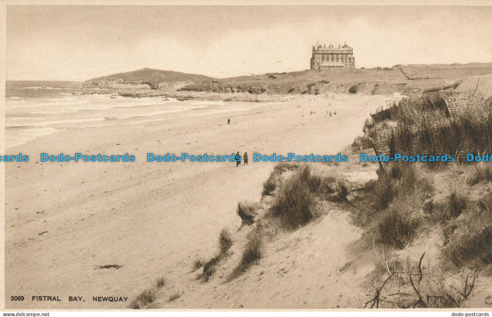 R077194 Fistral Bay. Newquay. Salmon. Gravure. No 3069 - Monde