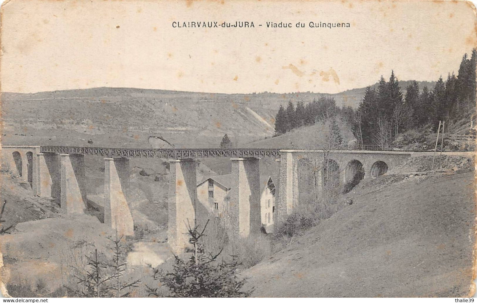 Clairvaux Cogna Viaduc Tramway Ligne Bonlieu Ilay Foncine - Clairvaux Les Lacs