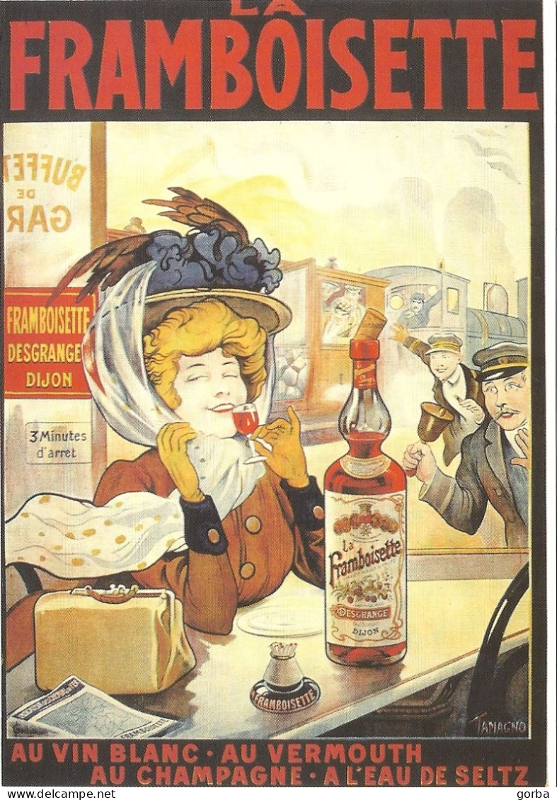 *CPM - Repro D'une CPA - Ancienne PUB (1900) - Apéritif "LA FRAMBOISETTE" - Werbepostkarten