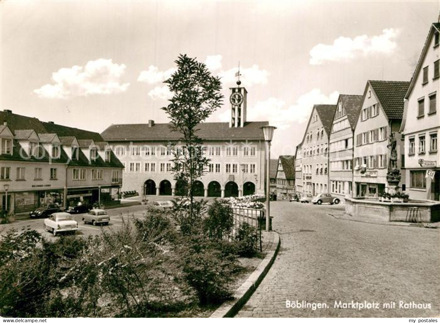 72987344 Boeblingen Marktplatz Mit Rathaus Brunnen Boeblingen - Boeblingen