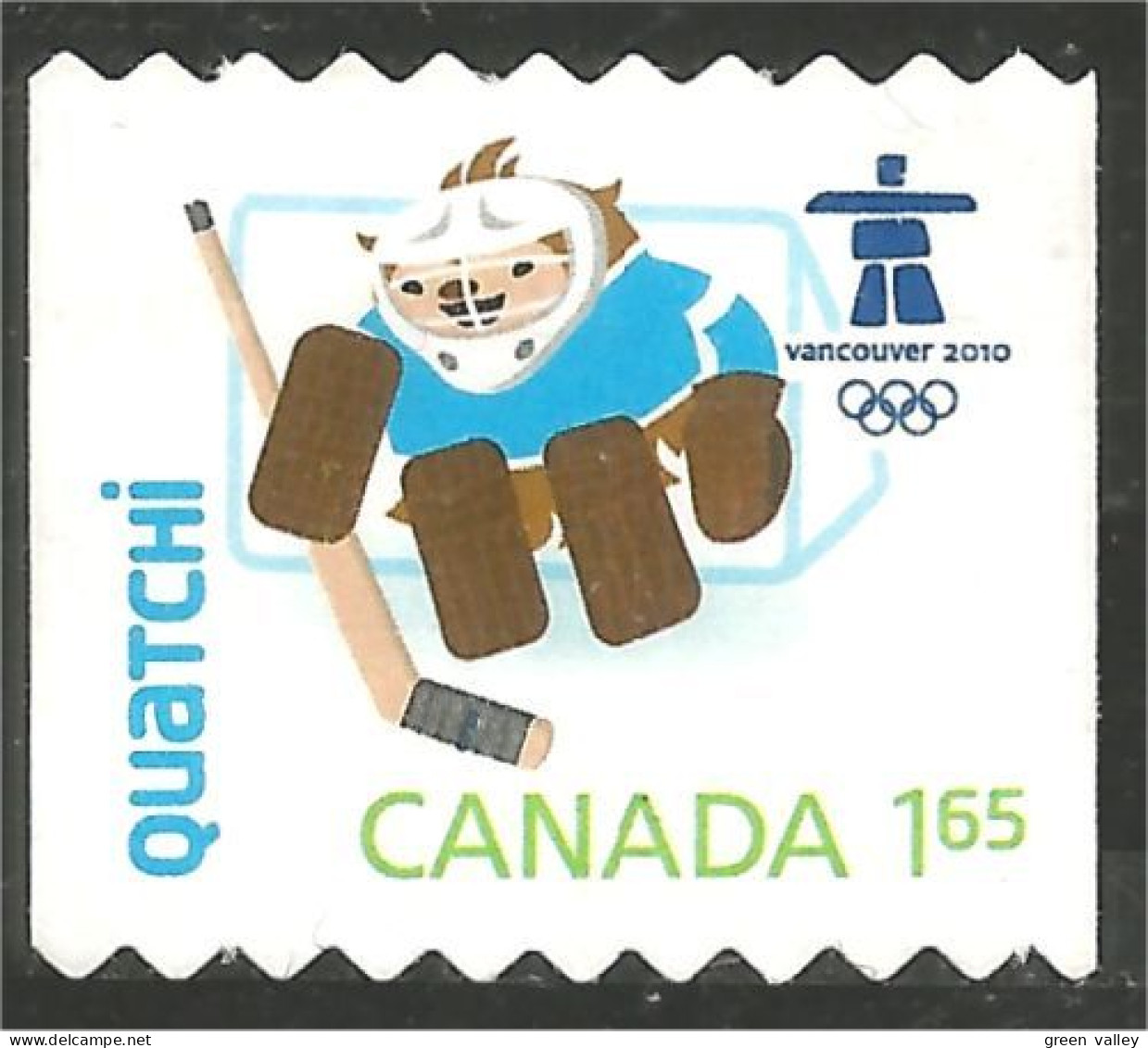 Canada Ice Hockey Sur Glace Eishockey Vancouver Olympics Mint No Gum (16-004a) - Hockey (Ijs)