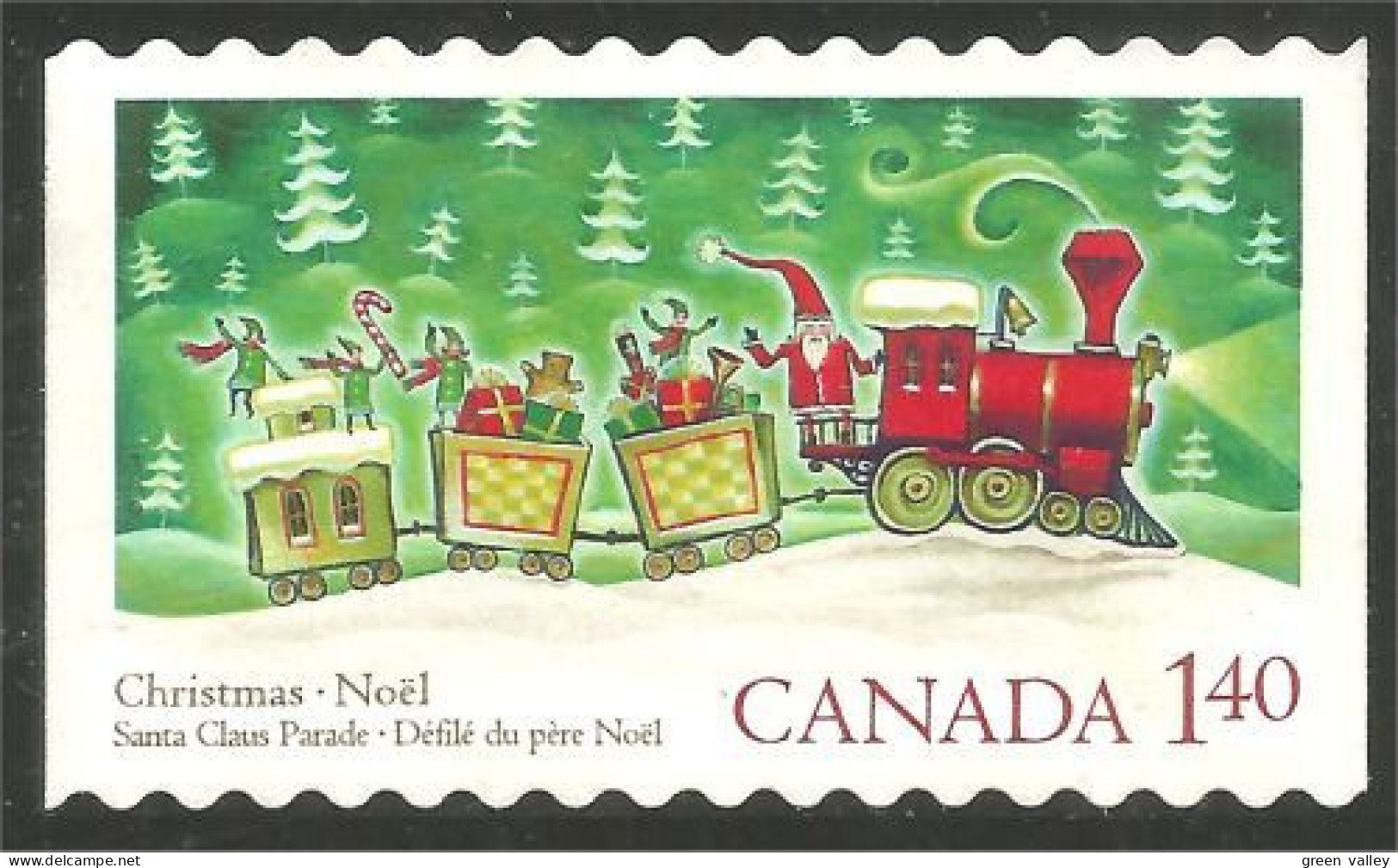 Canada Noel Christmas Train Jouet Toy Juguete Giocattolo Spielzeug Mint No Gum (14-002b) - Kerstmis