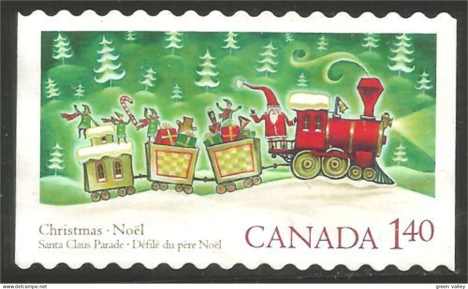 Canada Train Locomotive Railway Jouet Toy Juguete Giocattolo Spielzeug Mint No Gum (14-001) - Treinen