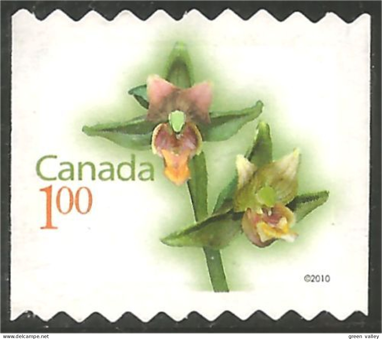 Canada Hellebore Helleborine Mint No Gum (10-002) - Oblitérés