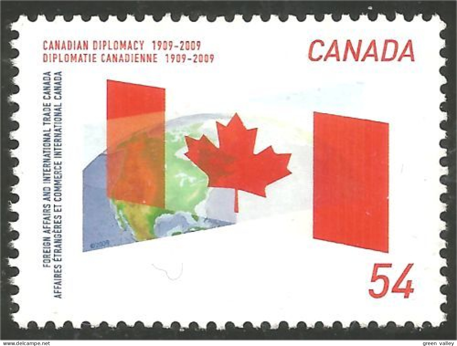 Canada Drapeau Flag Mint No Gum (5-010) - Postzegels