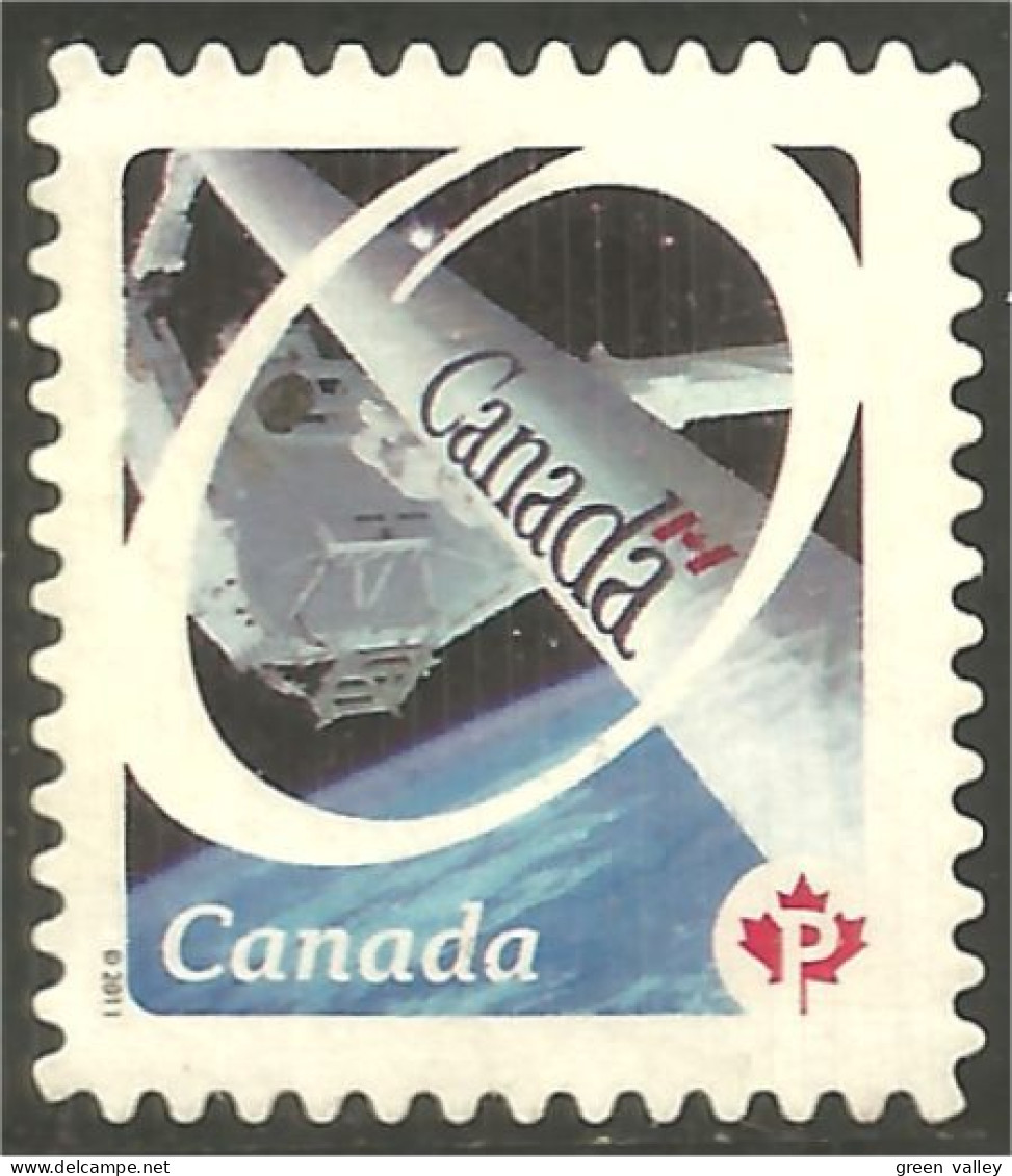 Canada Drapeau Flag Canadarm Bras Canadien Espace Space Station Spatiale Mint No Gum (440) - Used Stamps