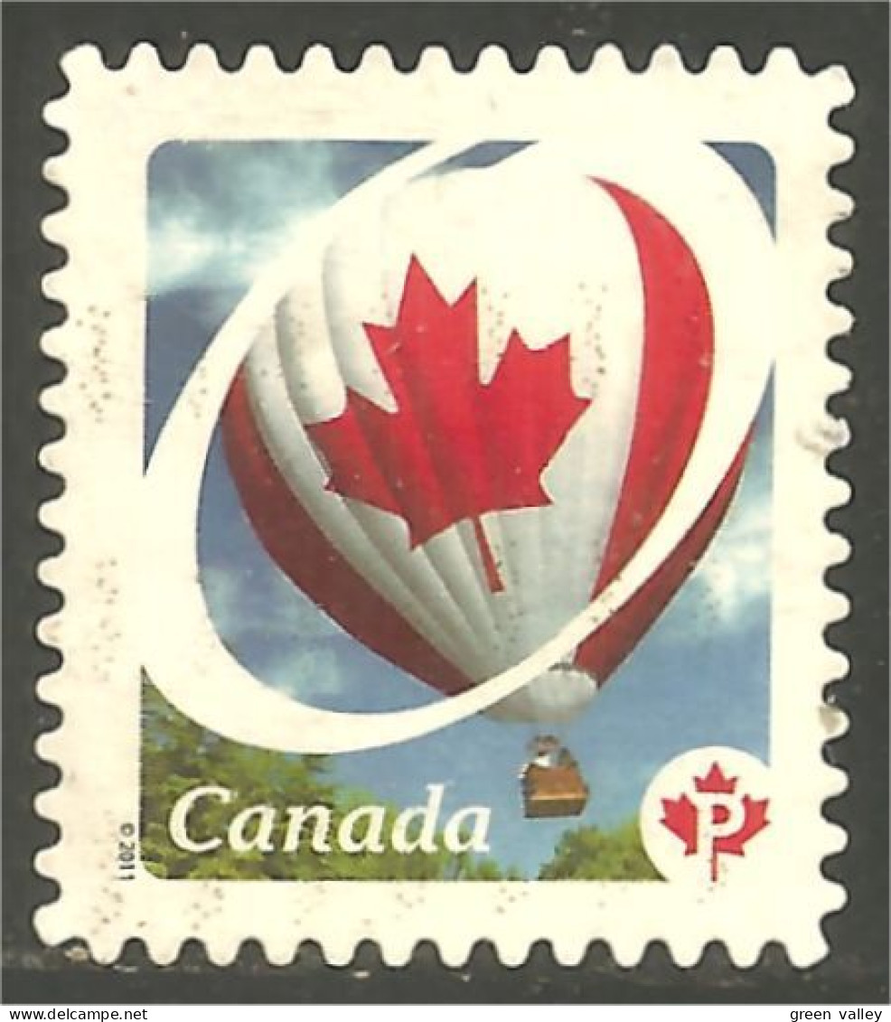 Canada Drapeau Flag Hot Air Balloon Ballon Mint No Gum (439) - Usados