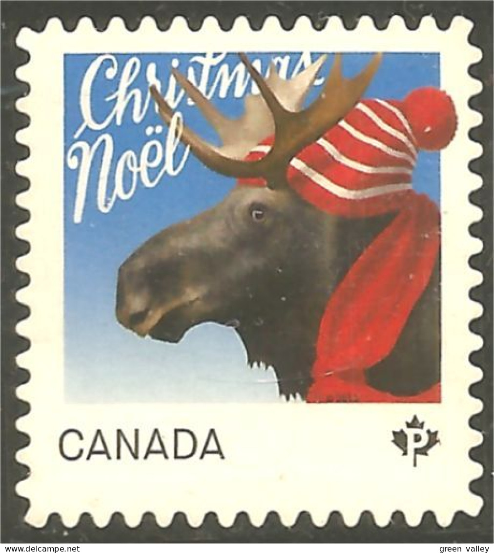 Canada Noel Christmas Natale Navidad Weinachten Orignal Moose Elan Mint No Gum (318) - Weihnachten