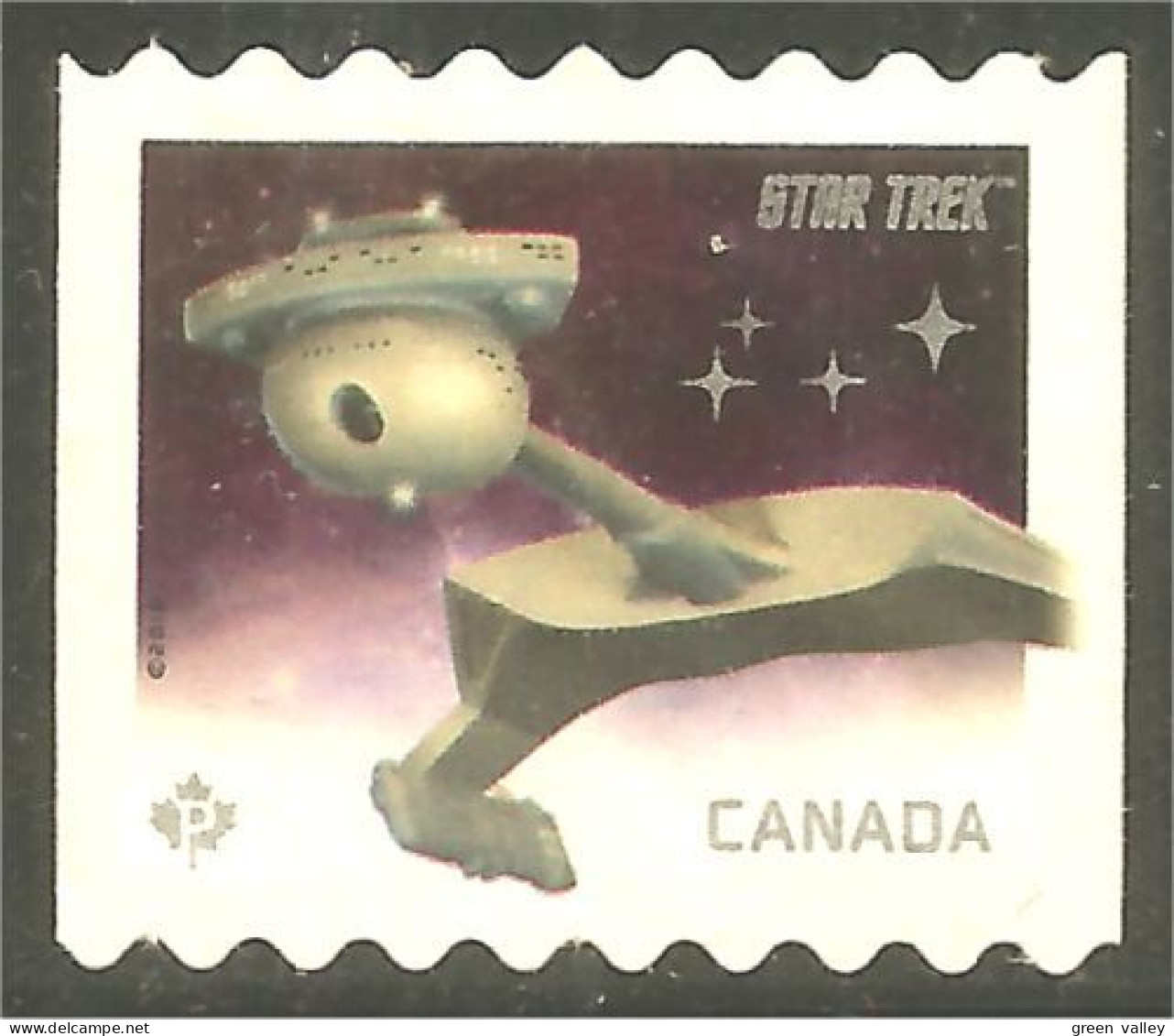 Canada Timbre Star Trek Stamp Briefmark Mint No Gum (316) - Usados
