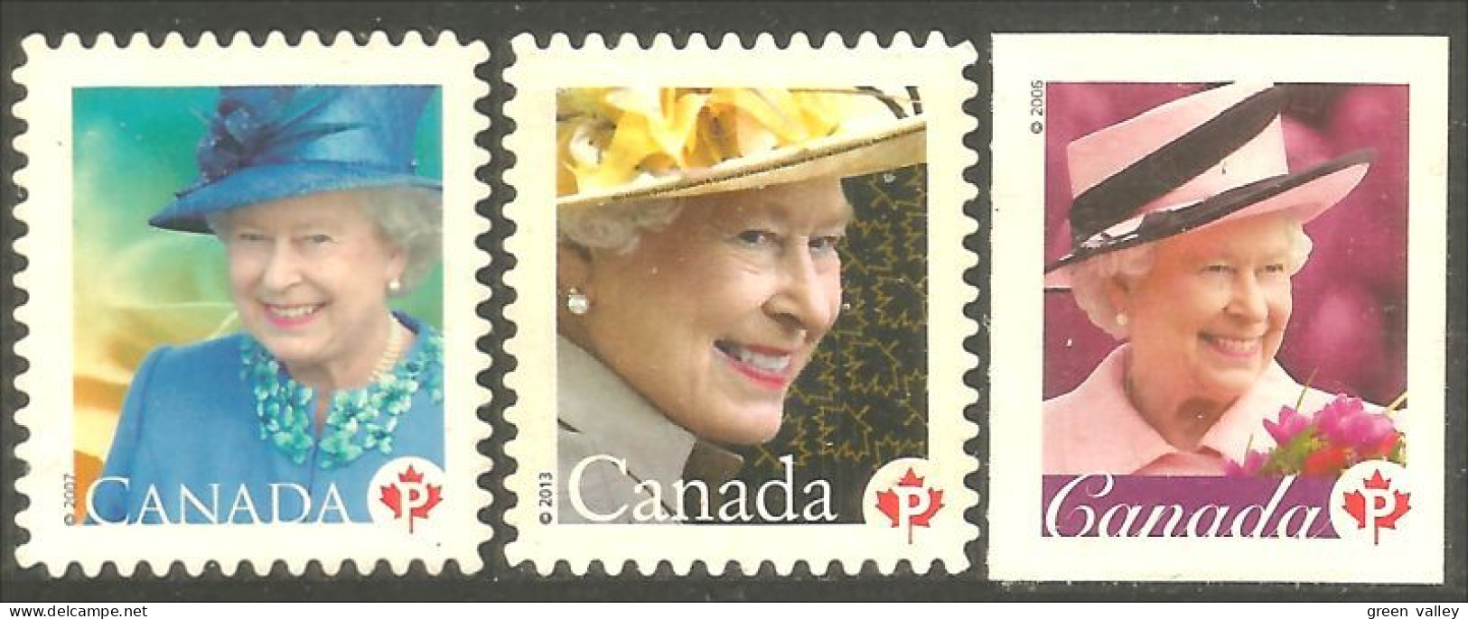 Canada Queen Reine Elizabeth II Mint No Gum (308) - Koniklijke Families