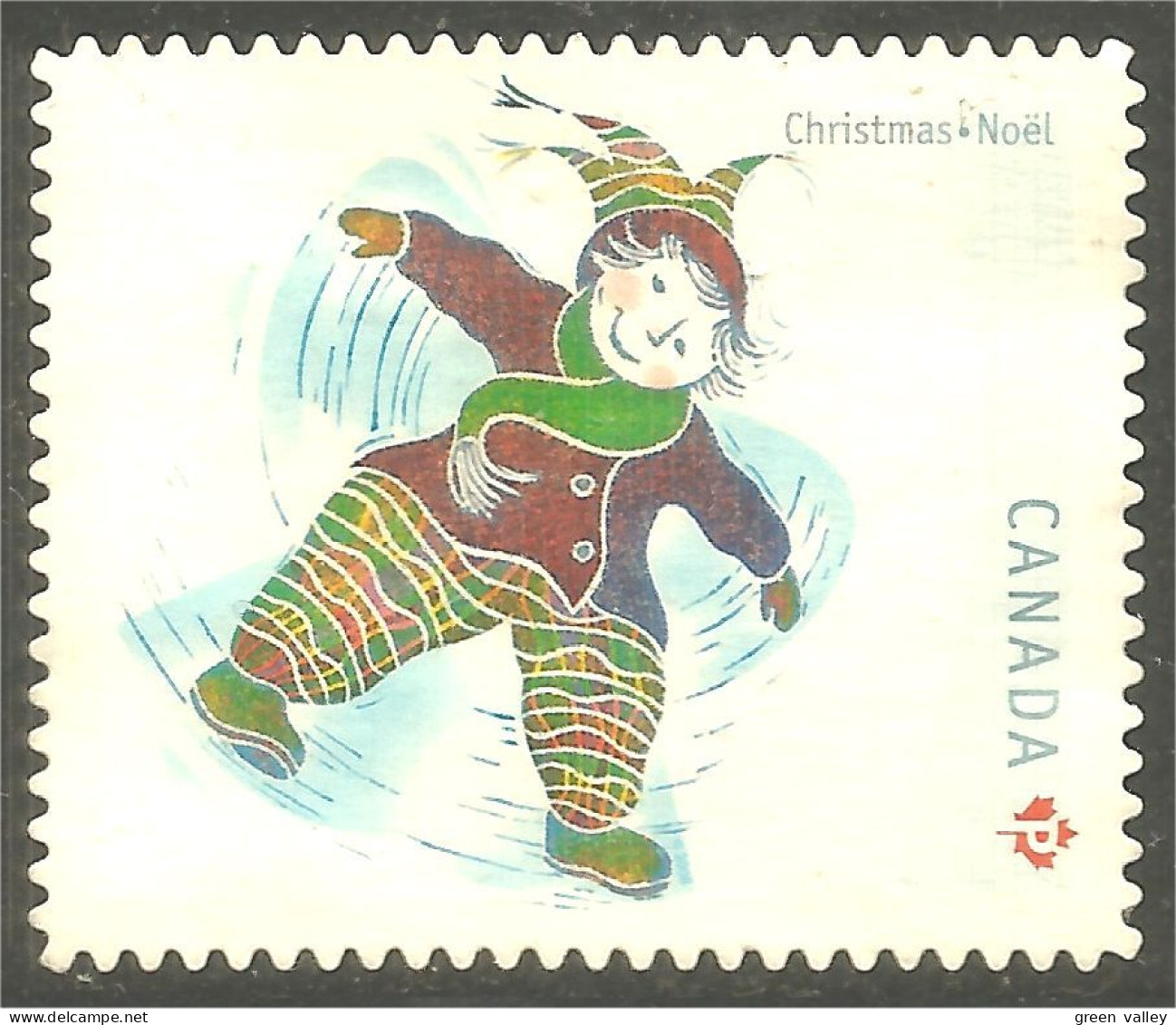 Canada Enfant Children Neige Snow Mint No Gum (306) - Gebruikt