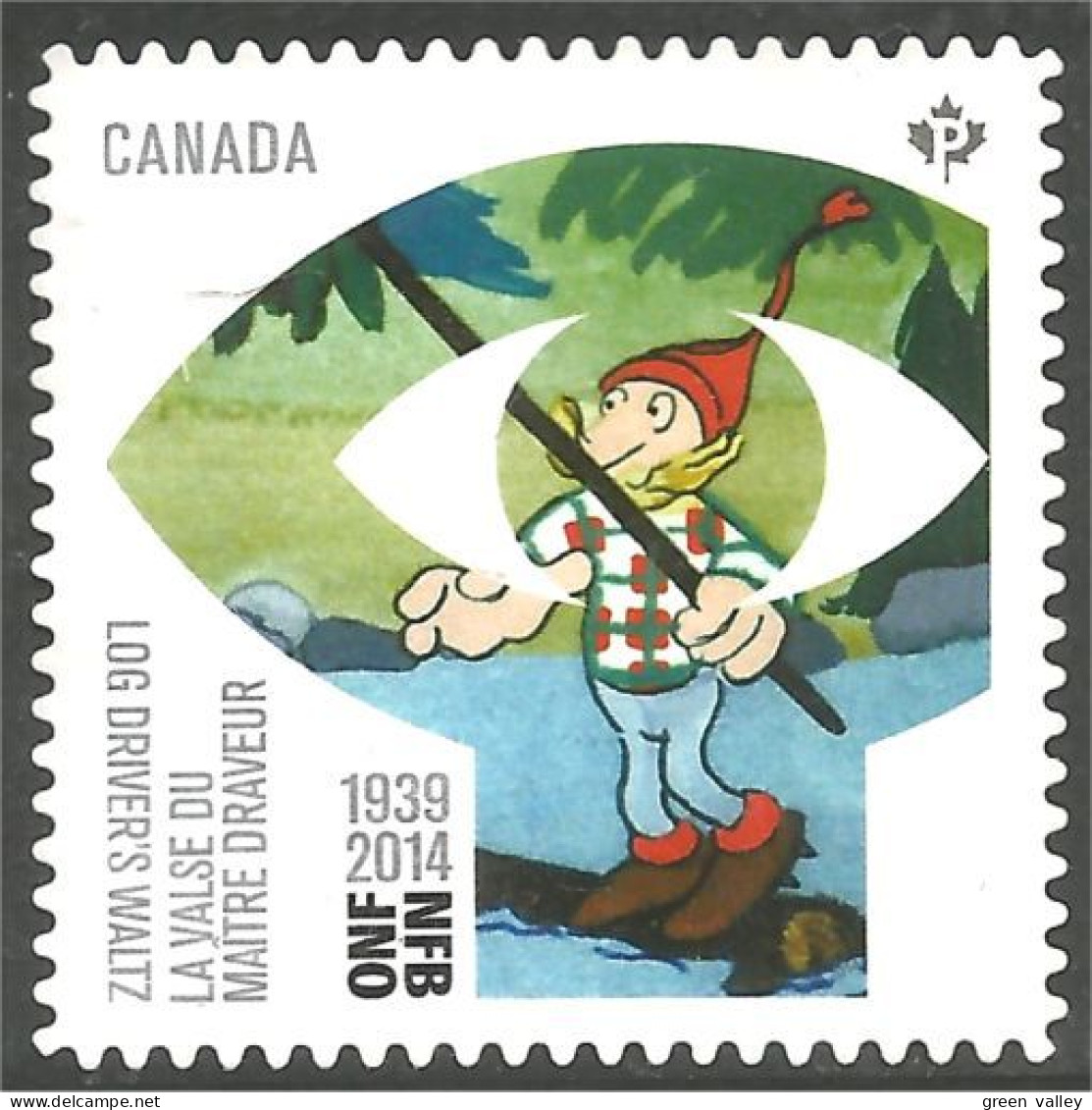 Canada Draveur Tree Floating Flottage Arbre Logging Mint No Gum (278) - Gebraucht