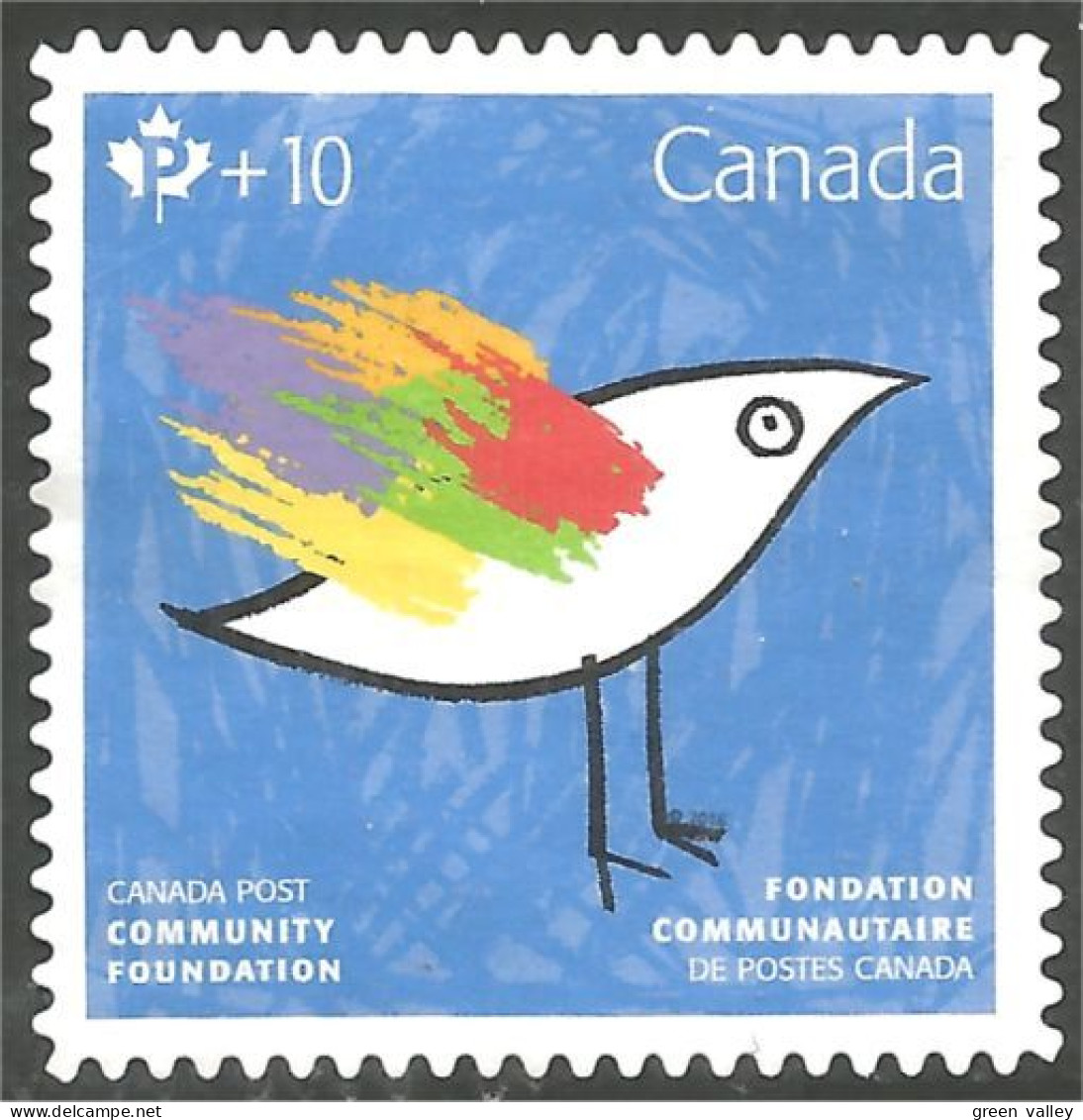 Canada Oiseau Bird Mint No Gum (276) - Gebraucht