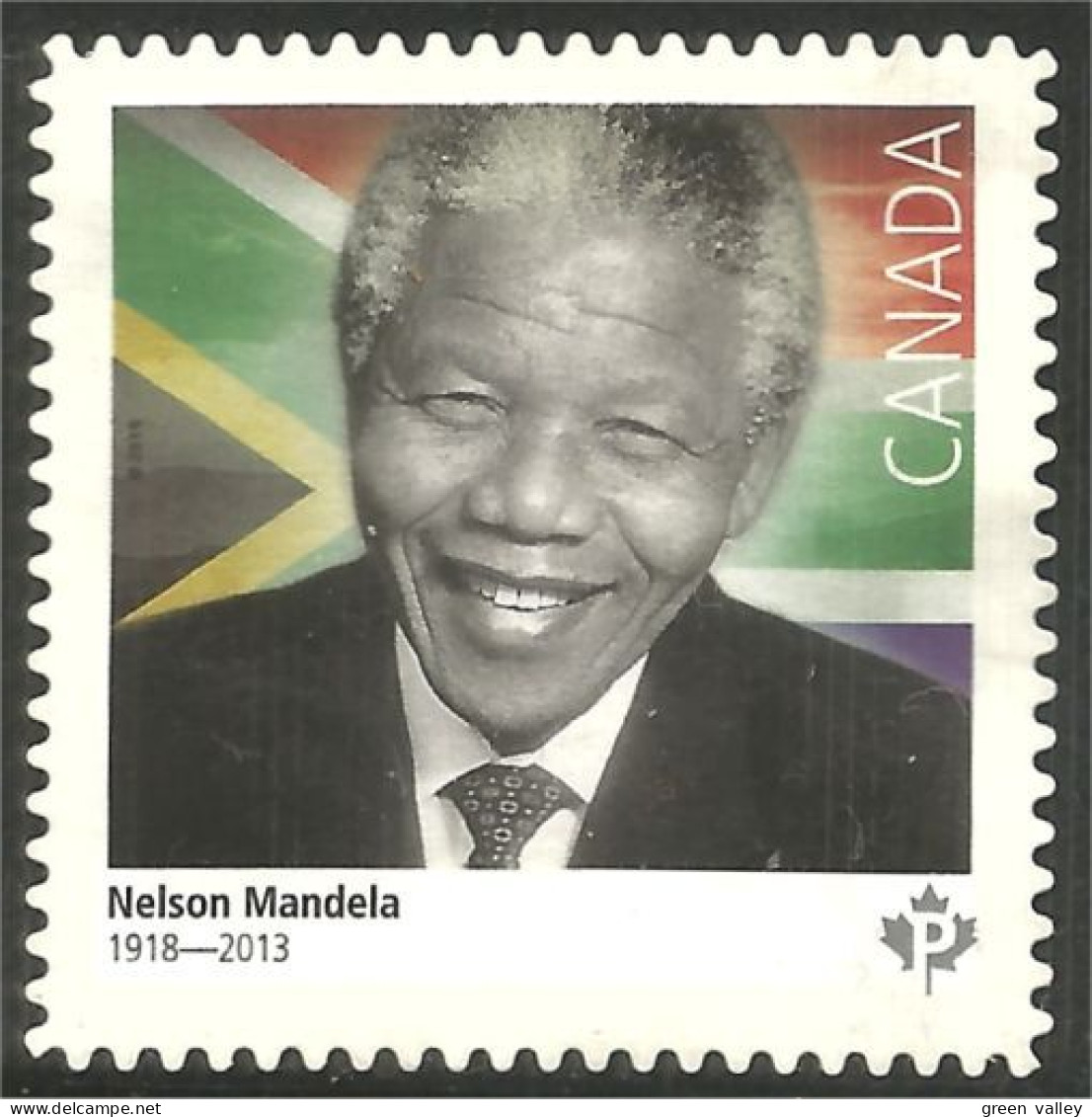 Canada Nelson Mandela Mint No Gum (272) - Used Stamps