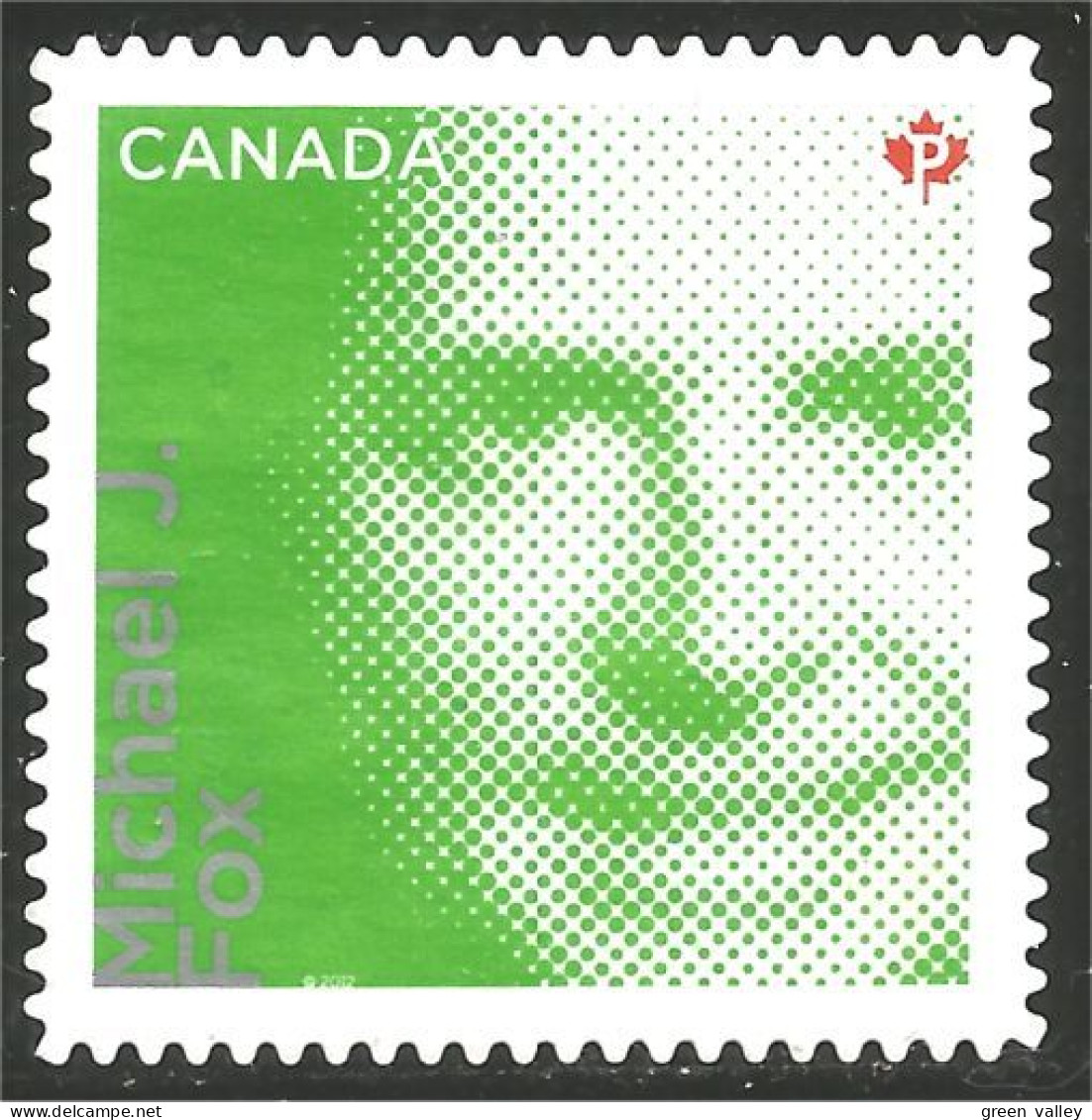 Canada Michael J. Fox Mint No Gum (268) - Usados