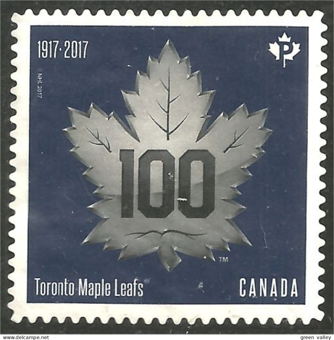 Canada Ice Hockey Glace Eis Toronto Maple Leaf Mint No Gum (198) - Oblitérés