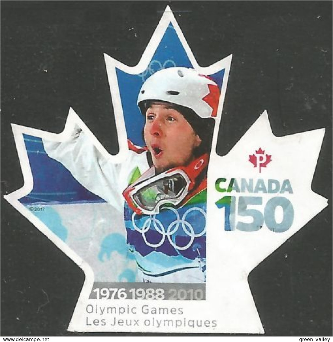 Canada 150 Feuille Erable Maple Leaf Olympics Mint No Gum (146) - Inverno2010: Vancouver