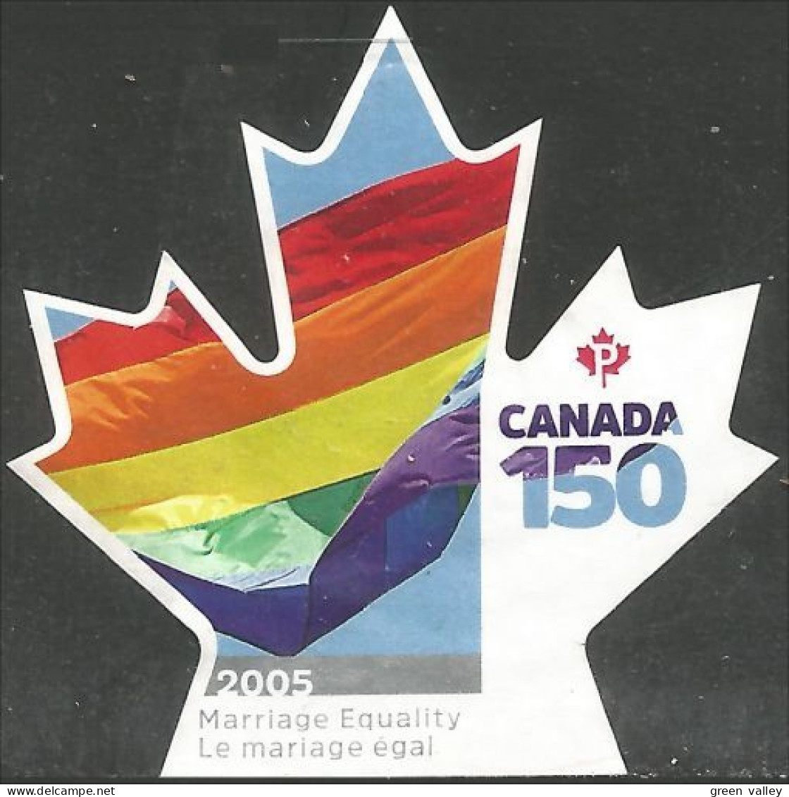 Canada 150 Drapeau Flag Mint No Gum (153) - Timbres