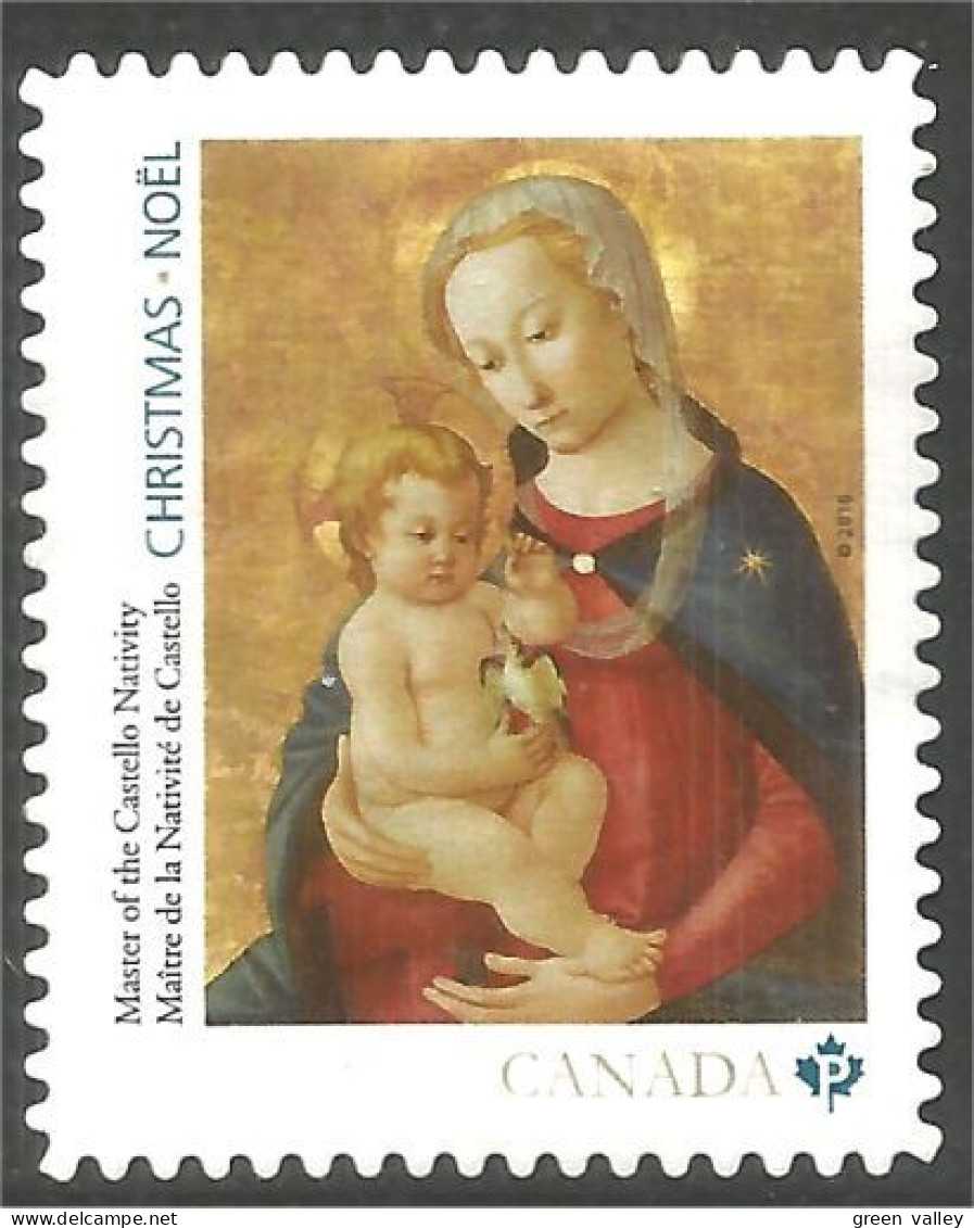 Canada Christmas Noel Weihnachten Natale Tableau Painting Mint No Gum (139) - Usados