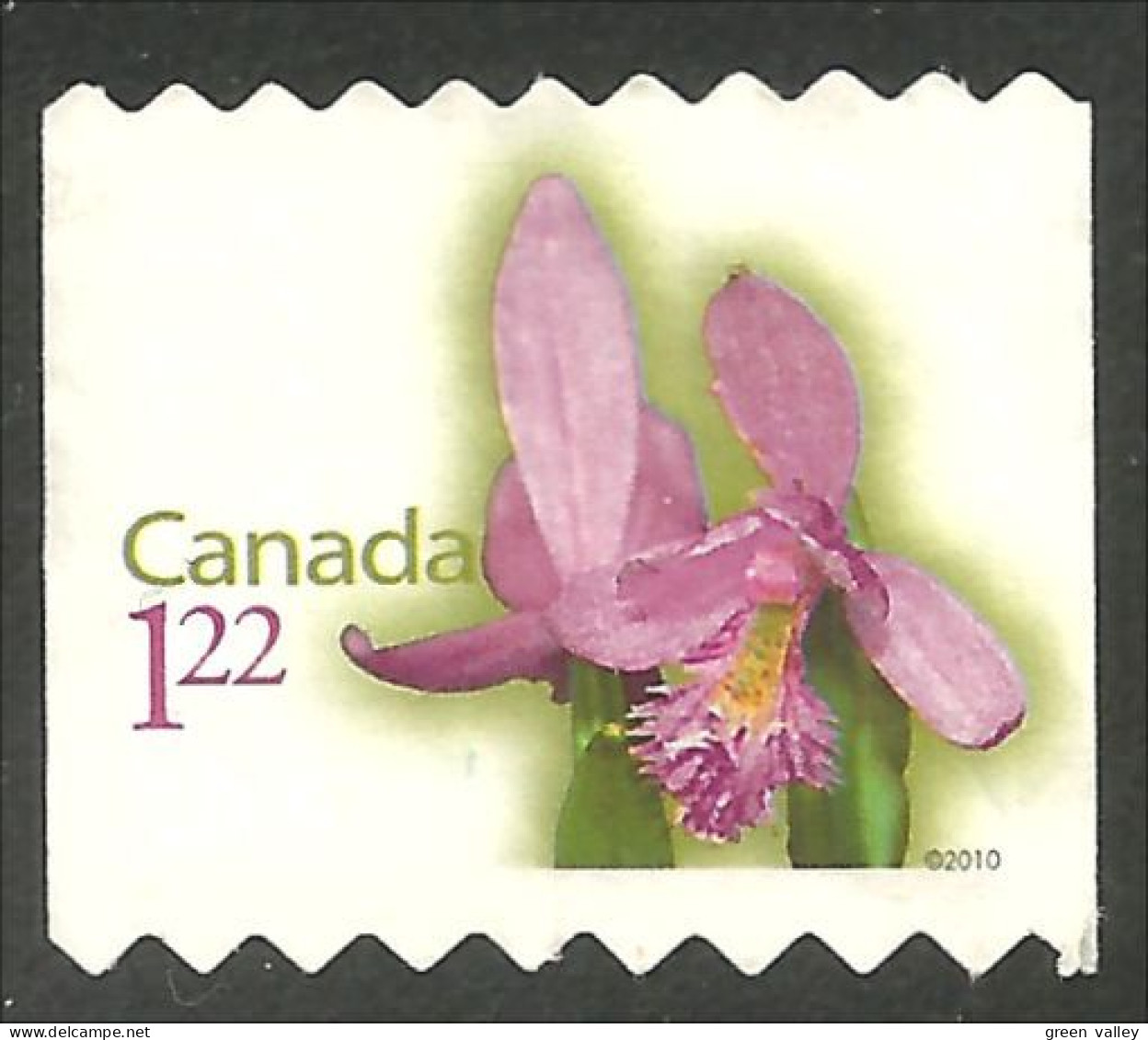 Canada Orchid Orchidée Mint No Gum (115) - Usados