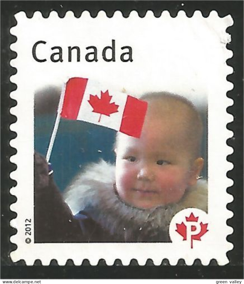 Canada Enfant Drapeau Flag Child Mint No Gum (33) - Usados