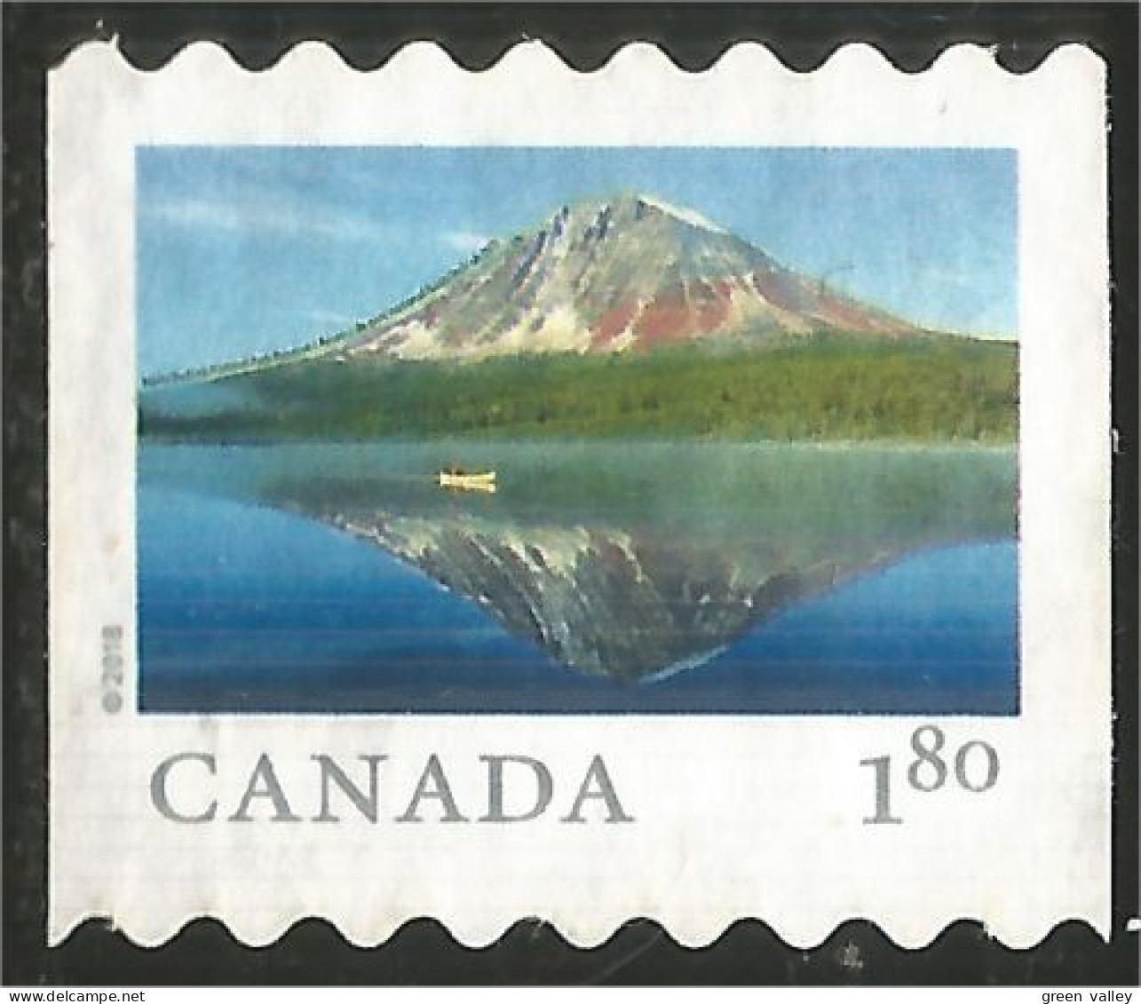 Canada Far And Wide Mint No Gum Face $1.80 (5) - Usati