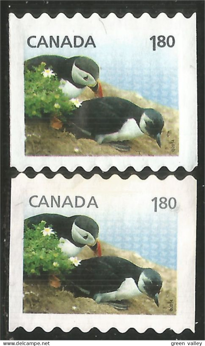 Canada Macareux Puffins 2 Perforations Mint No Gum Face $3.60 (1) - Gebruikt