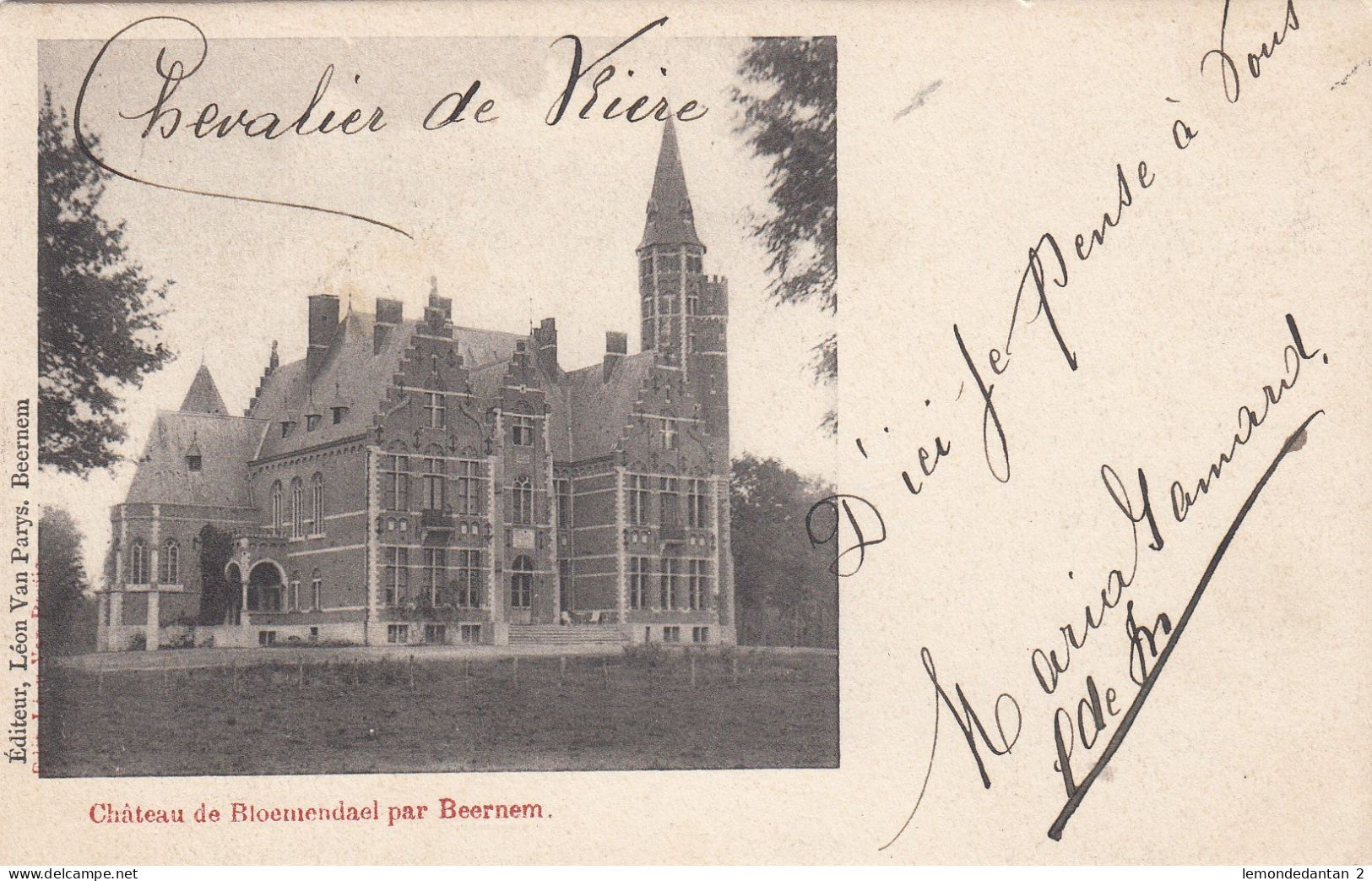 Beernem - Château De Bloemendael - 1902 - Beernem