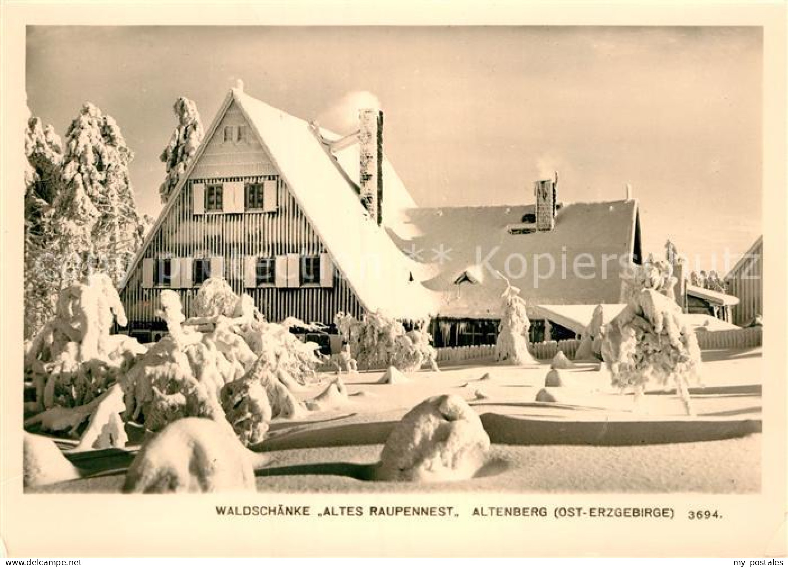 72987193 Altenberg Erzgebirge Waldschaenke Altes Raupennest Altenberg Erzgebirge - Geising