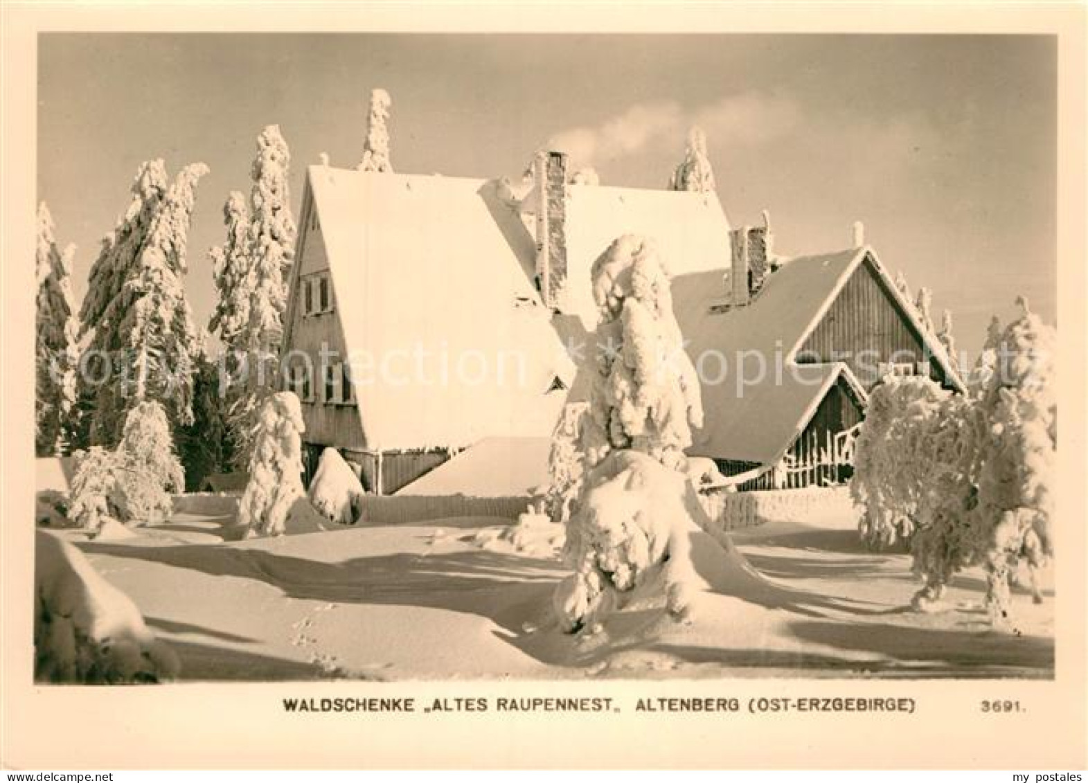 72987177 Altenberg Erzgebirge Waldschenke Altes Raupennest Altenberg Erzgebirge - Geising