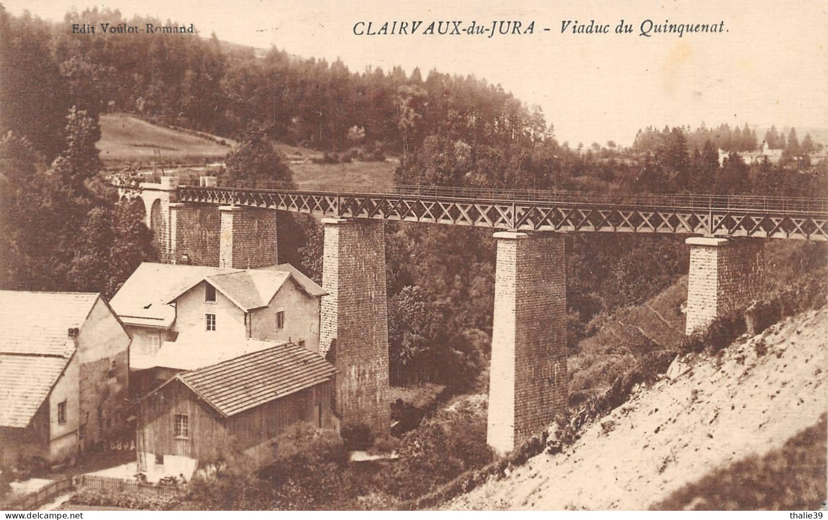 Clairvaux Cogna Viaduc Tramway Ligne Bonlieu Ilay Foncine Moulin - Clairvaux Les Lacs