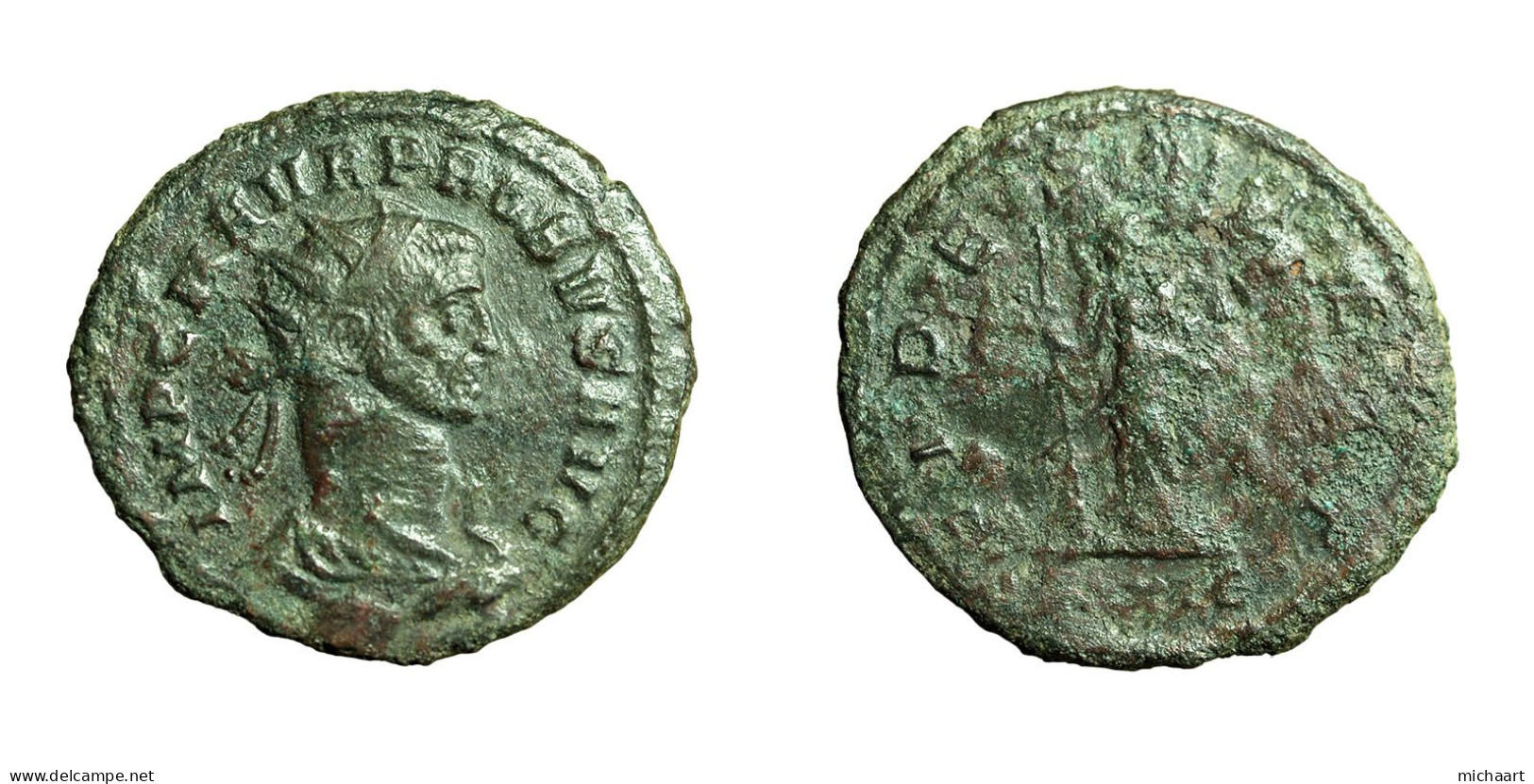 Roman Coin Probus Antoninianus AE22mm Radiate Bust / Fides 04251 - L'Anarchie Militaire (235 à 284)