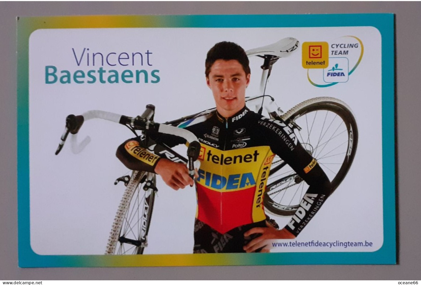 Vincent Baestaens Telenet Fidea Champion De Belgique - Cycling