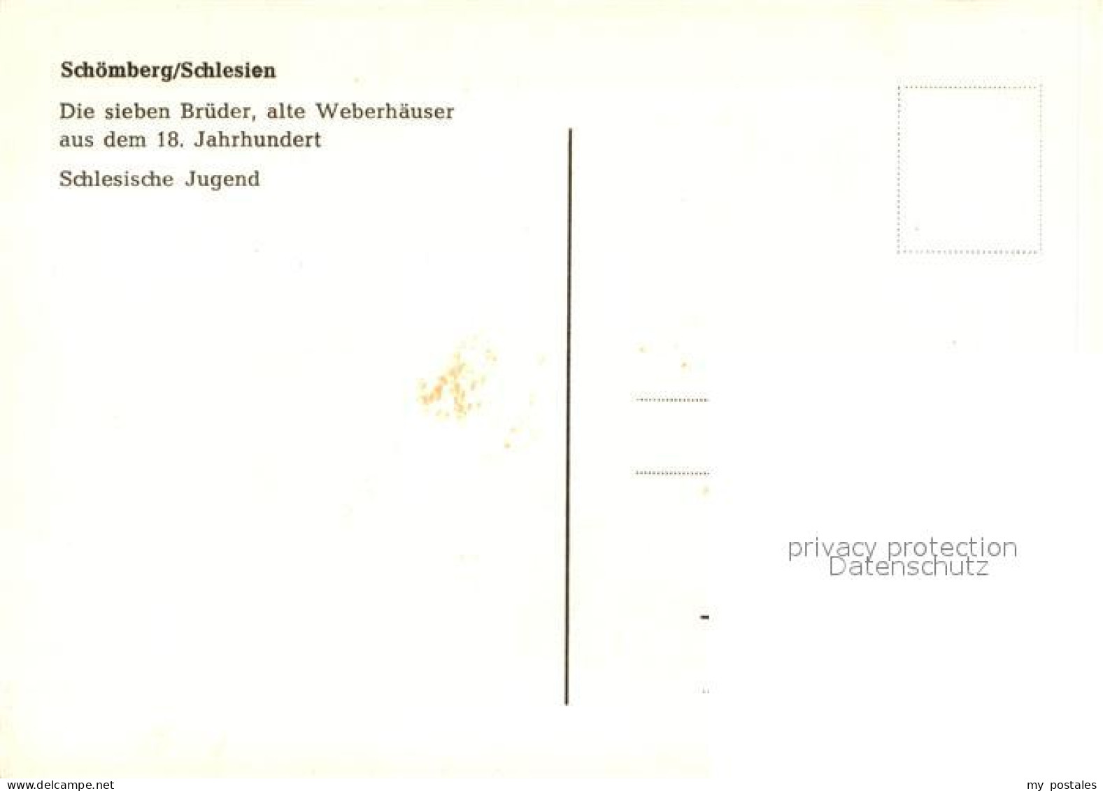 72985820 Schoemberg Schlesien Alte Weberhaeuser Die Sieben Brueder  - Pologne