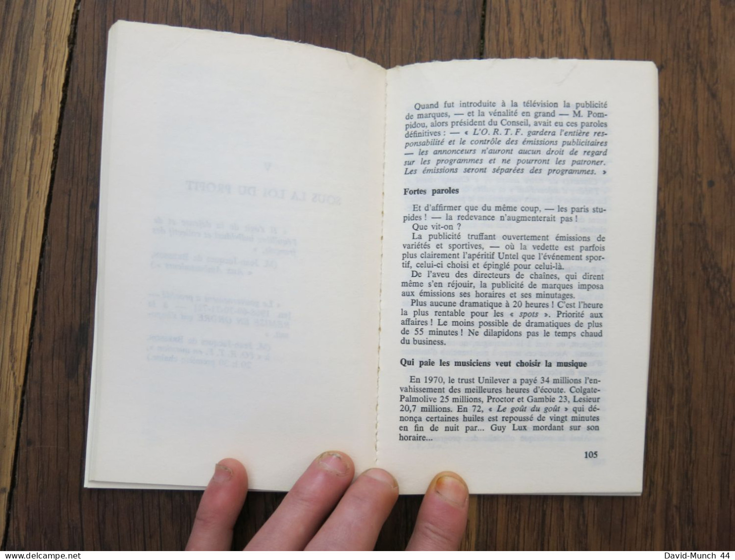 Scandales à l'ORTF de Jerome Favard & Jean Rocchi. Le Pavillon, Roger Maria éditeur. 1972