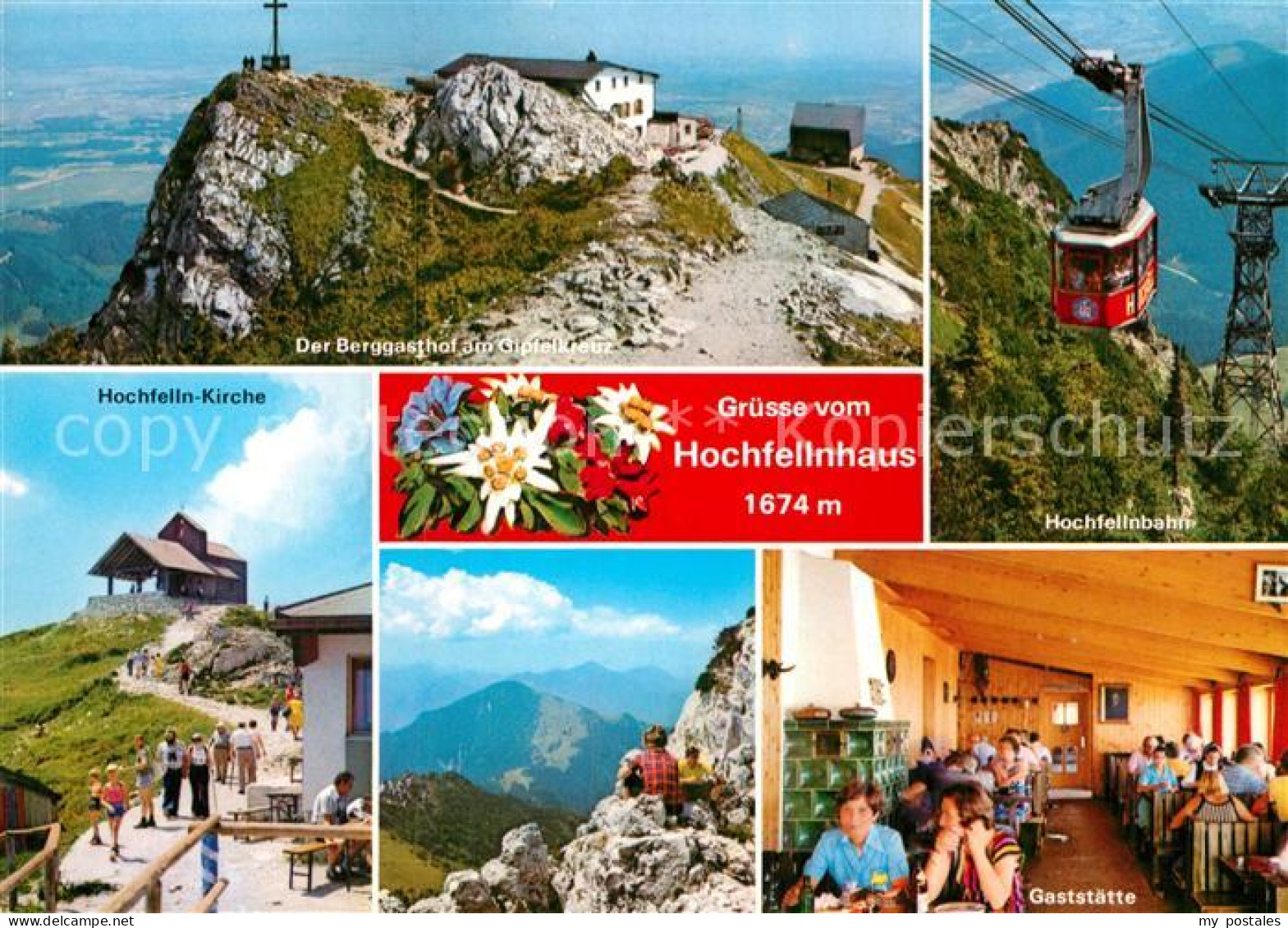 72985162 Hochfellnhaus Bergstation Hochfellnbahn Restaurant Kirche Hochfellnhaus - Sonstige & Ohne Zuordnung