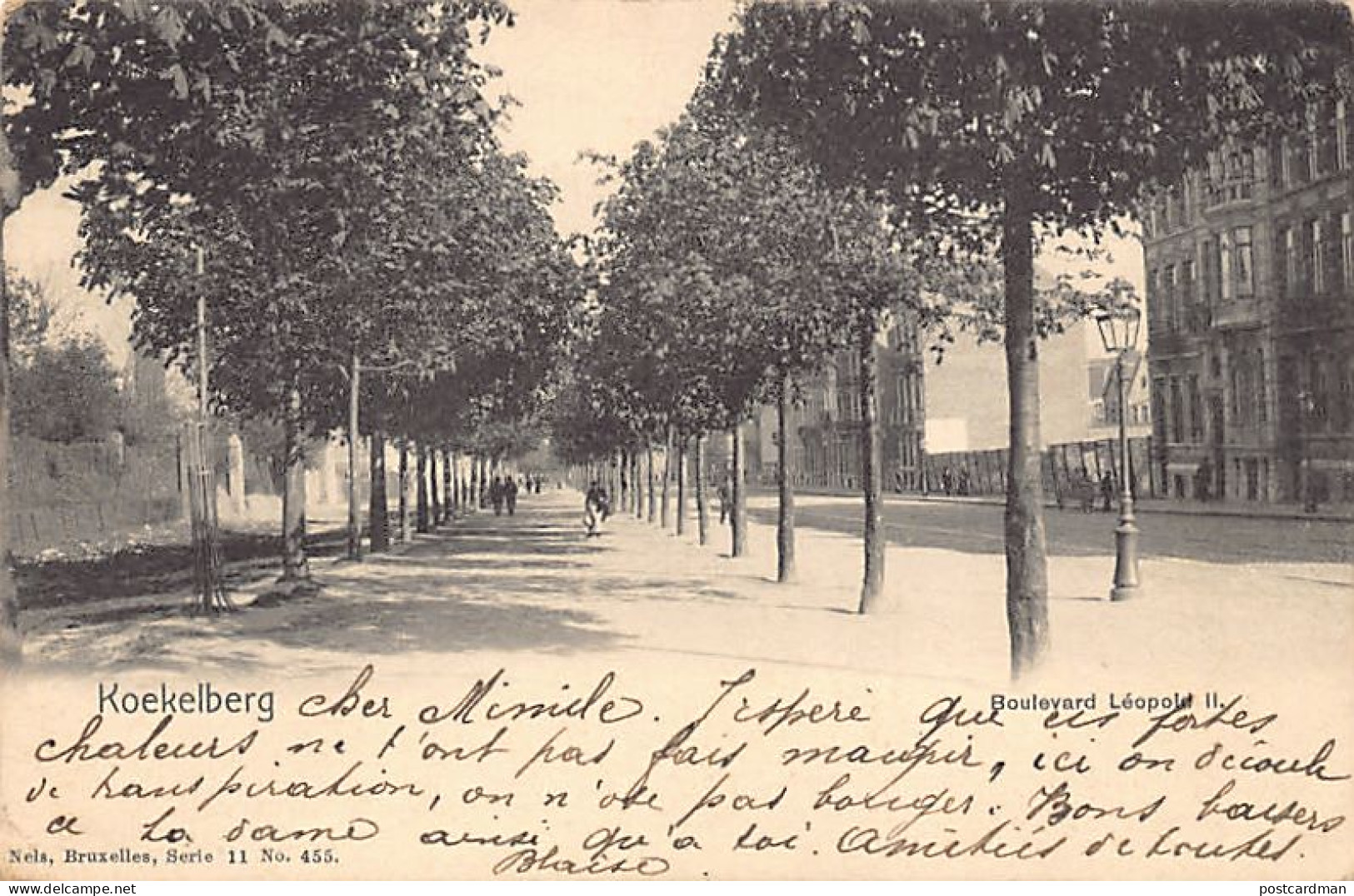 Belgique - KOEKELBERG (Brux. Cap.) Boulevard Léopold II - Ed. Nels Série 11 N. 455 - Koekelberg