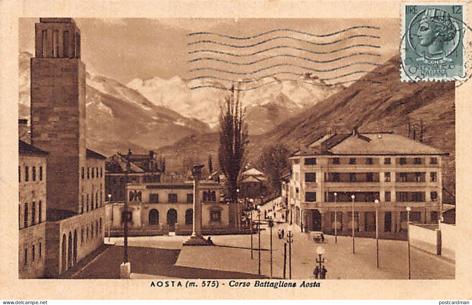 AOSTA - Cosro Battaglione Aosta - Aosta