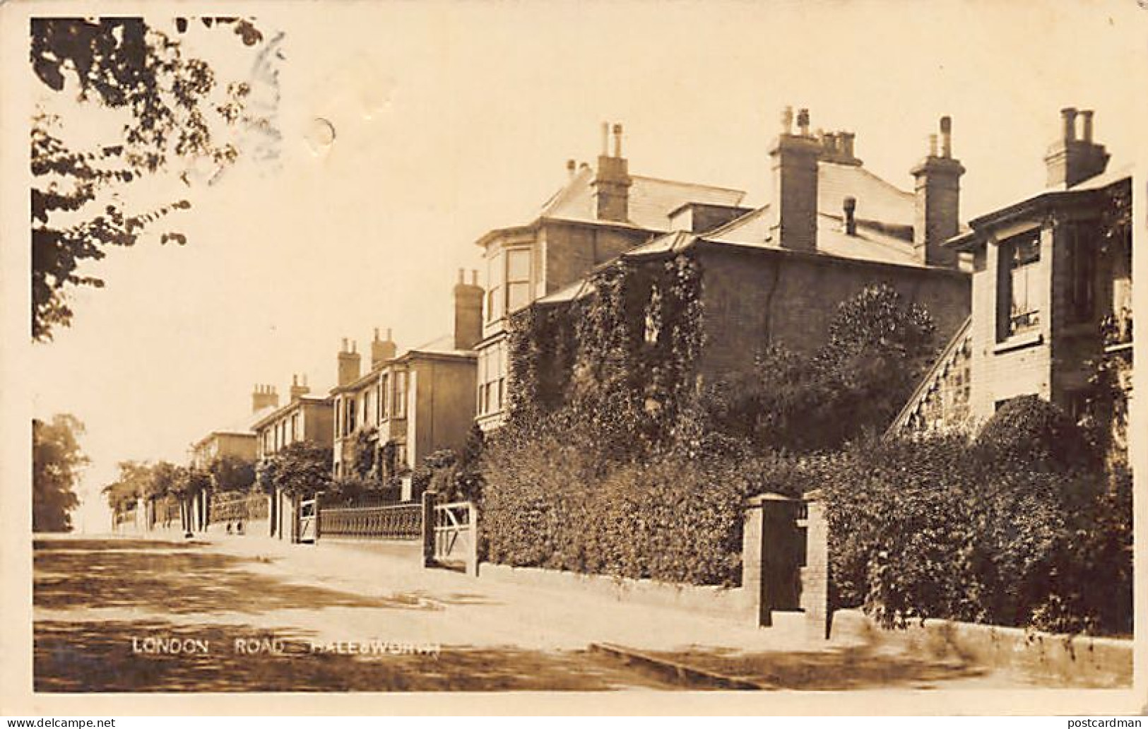 England - HALESWORTH (Suffolk) London Road - REAL PHOTO - Sonstige & Ohne Zuordnung