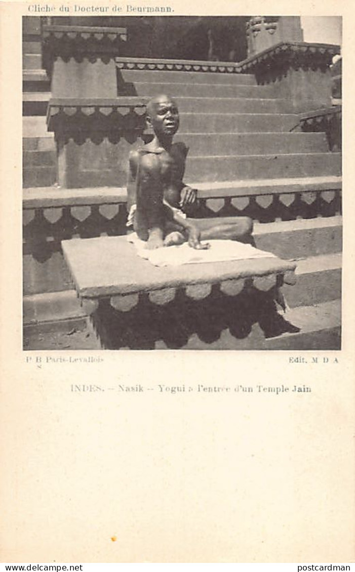 India - NASIK Nashik - Yogi At The Entrance Of A Jain Temple - Publ. Docteur De Beurmann - Indien