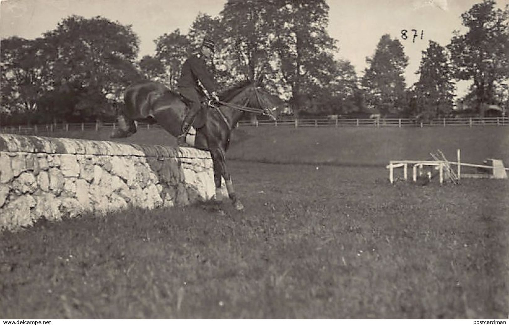 BERN - Pferdeshow - Lieutenant Jomini Mit Nabel - FOTOKARTE Jahr 1912 - Verlag Photo-Atelier Berna J. Keller  - Bern