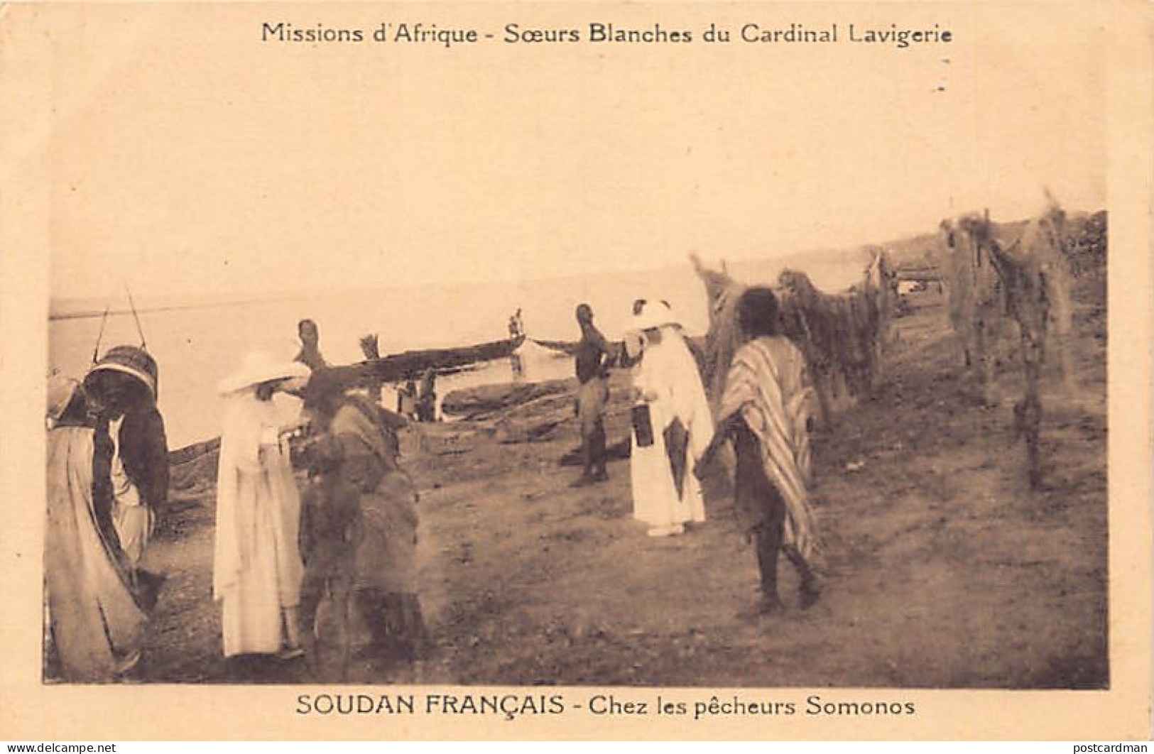 Mali - Les Soeurs Blanches Du Cardinal Lavigerie Chez Les Pêcheurs Somonos - Ed. Missions D'Afrique  - Malí