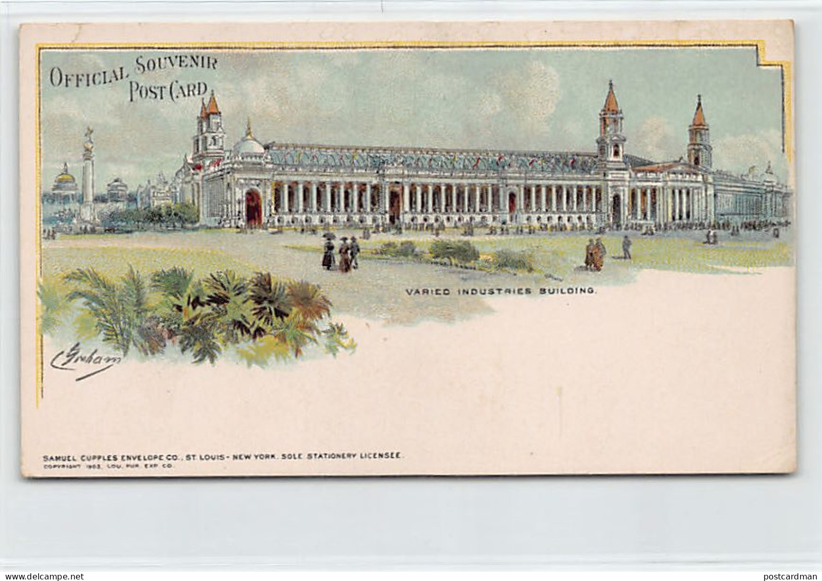 St. Louis World's Fair (MO) Varied Industries Building - Publ. Samuel Cupples Envelope Co.  - St Louis – Missouri