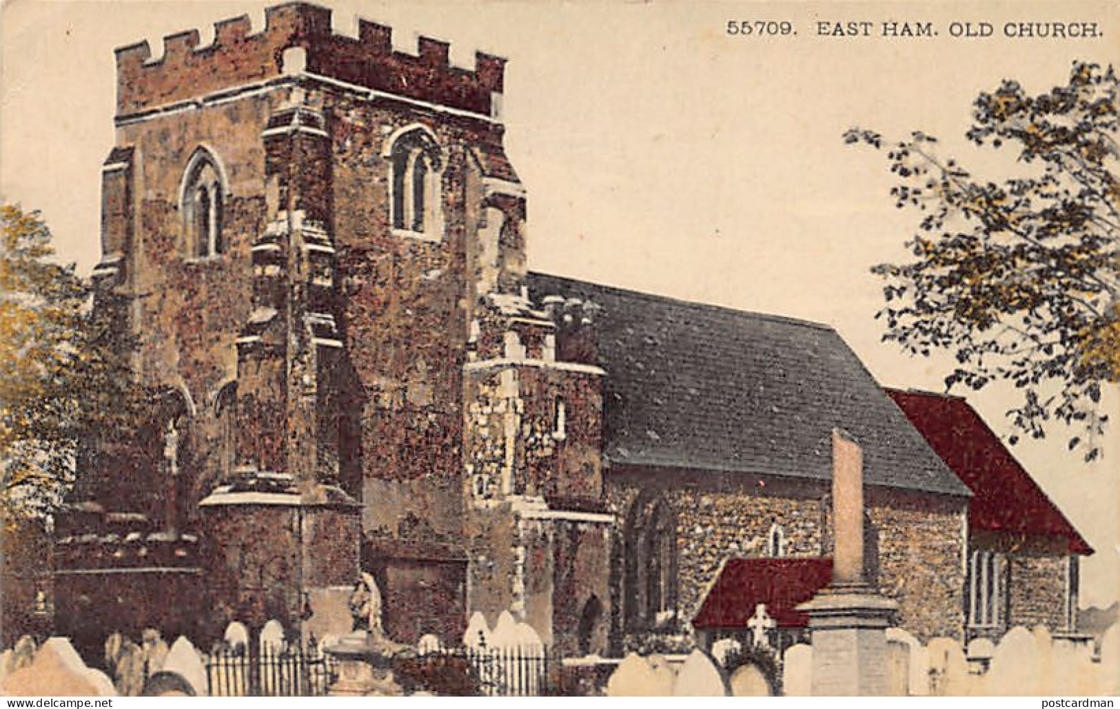 England - EAST HAM (London) Old Church - Londen - Buitenwijken