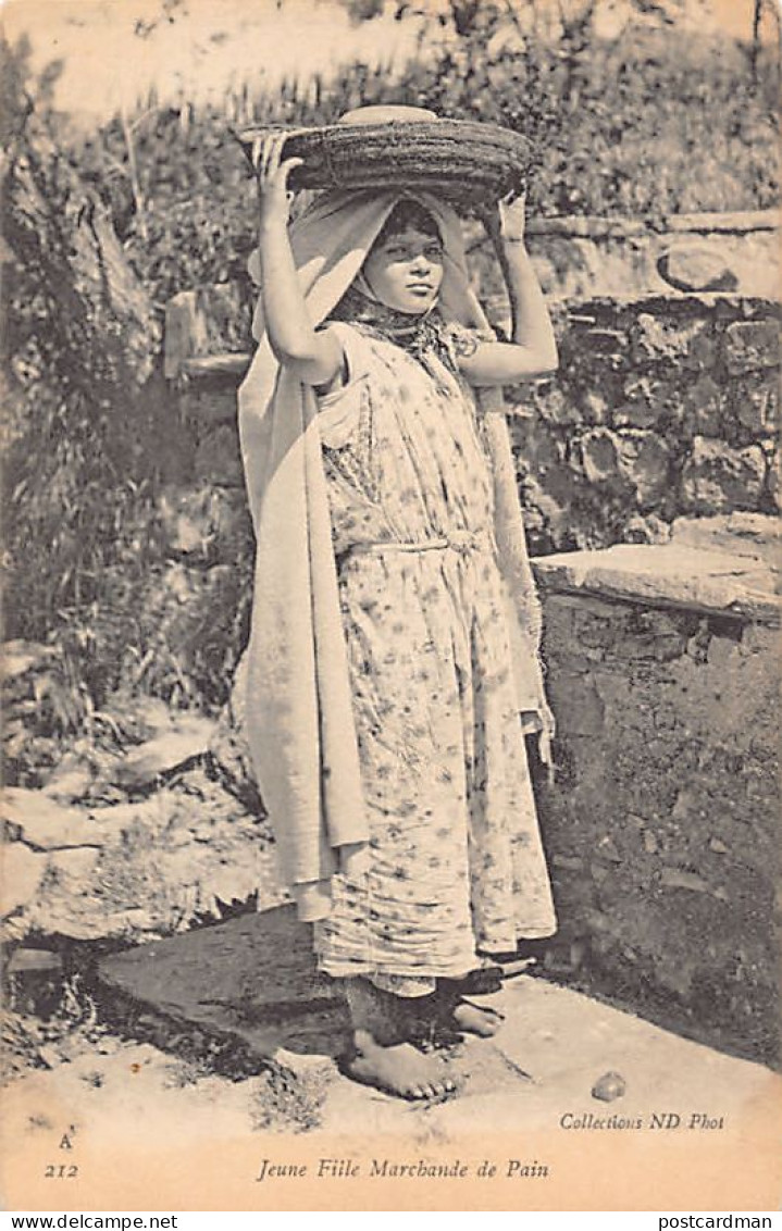 Algérie - Jeune Fille Marchande De Pain - Ed. ND Phot. Neurdein 212 - Femmes